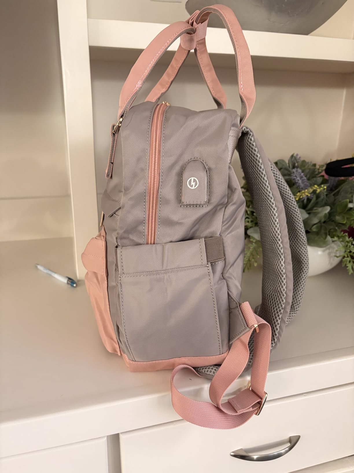 Mini Backpack for Women Girls Stylish Waterproof Backpack Purse with USB Port, Cute Daypack for School Travel Party customer photo 1