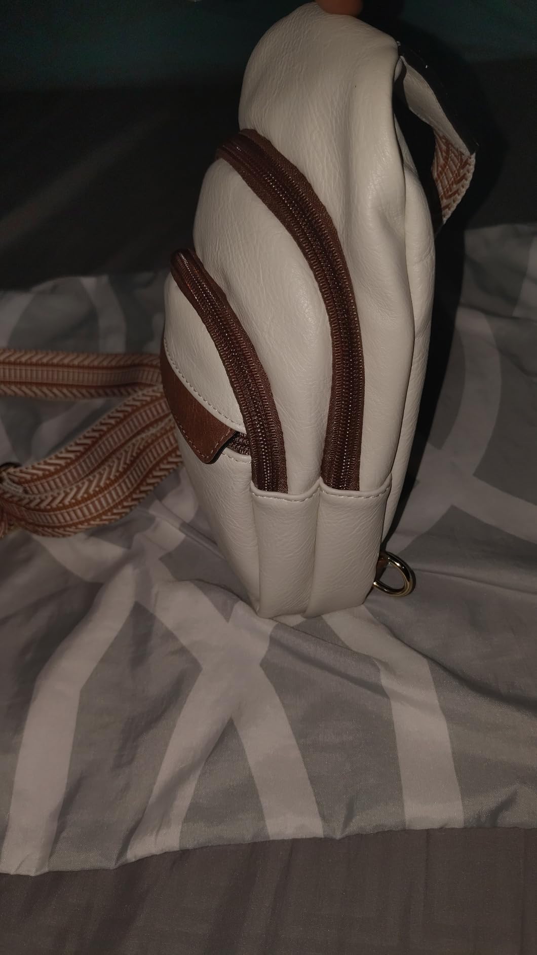 Sling Bag for Women Leather Crossbody Bags Fanny Pack Chest Bag for Travel customer photo 1