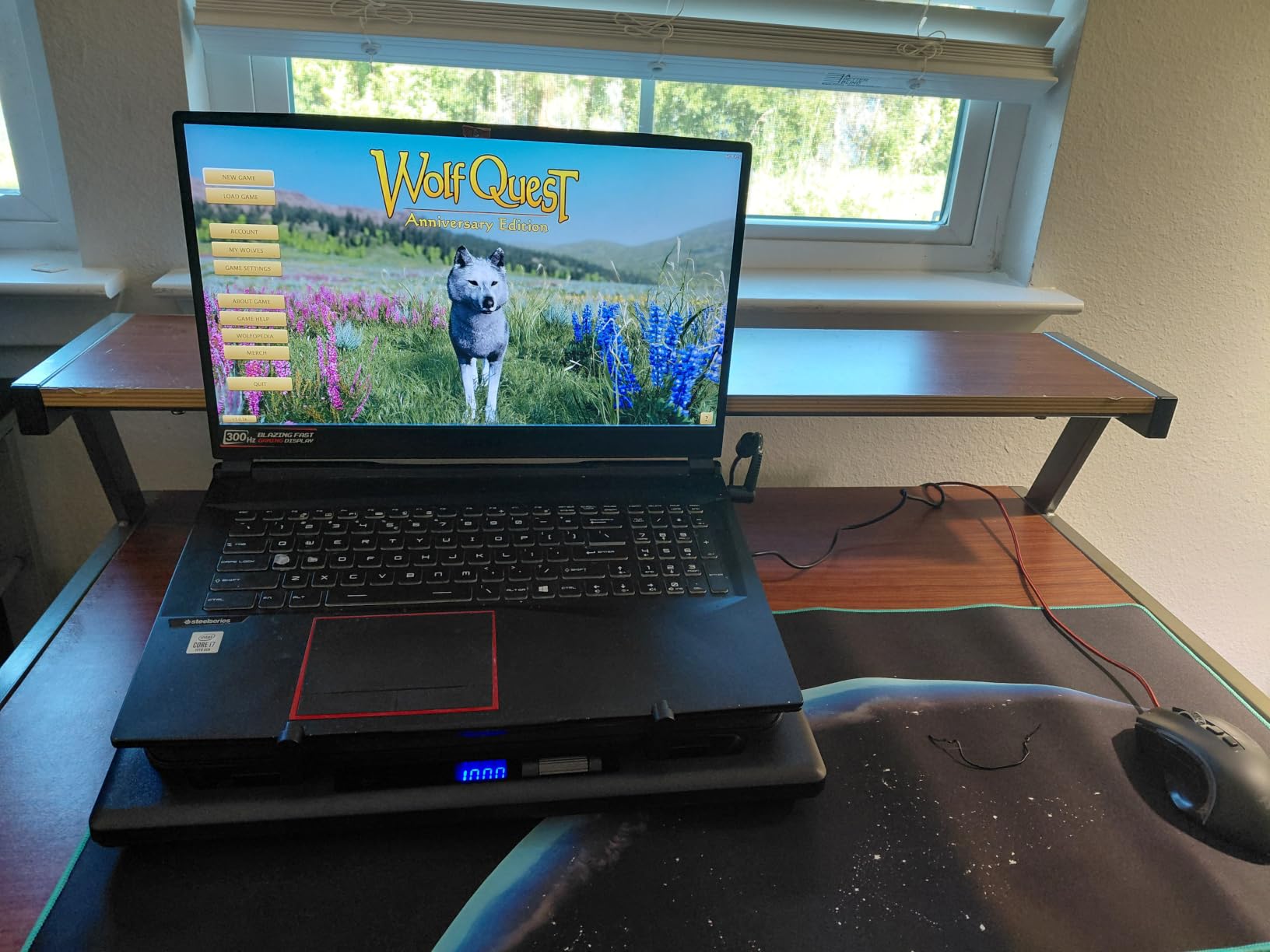 llano V12 Gaming Laptop Cooling Pad, RGB Laptop Cooler, Laptop Cooling Fan Stand with 5.5 Inch Powerful Turbofan, for 15.6-19in Laptop, Adjustable Speed, Dustproof, 3-Port USB Hub, Black (RGB) customer photo 1