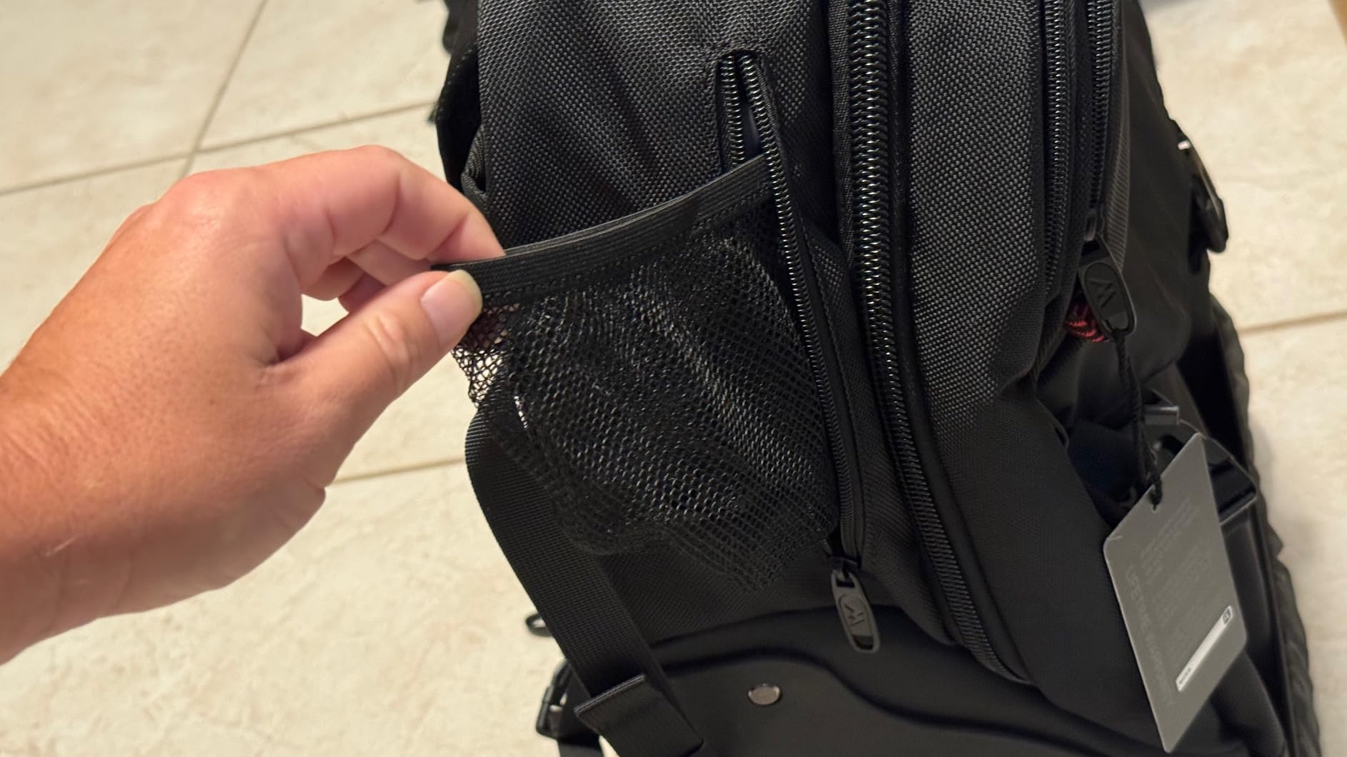 MATEIN Rolling Backpack for Men, Large Travel Backpack with Wheels, Black | 7.1 inch Big Wheels, Water Resistant, Anti Theft, Combination Lock, for 17