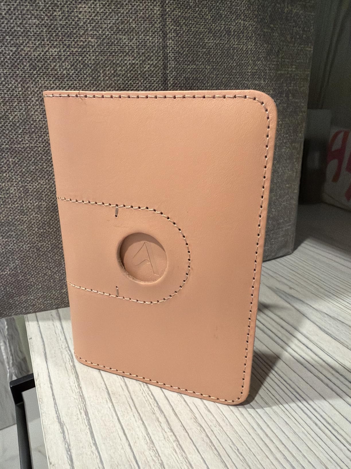 Passport Holder for Travel, Genuine Leather Passport Holder with AirTag Slot for Women and Men customer photo 2