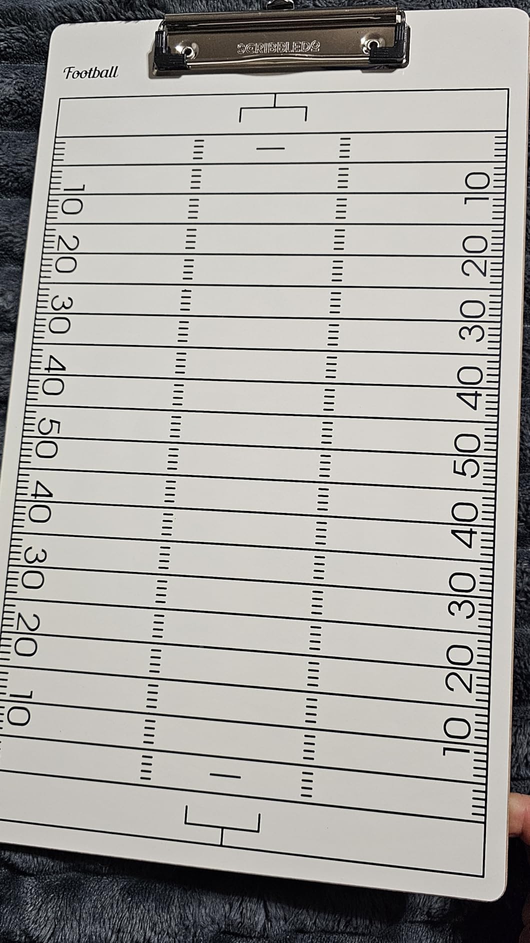 SCRIBBLEDO Football Dry Erase Whiteboard for Coaches, 15x9 Double Sided Coaching Clipboard for Plays Drills and Lineups, Coach Gift customer photo 2