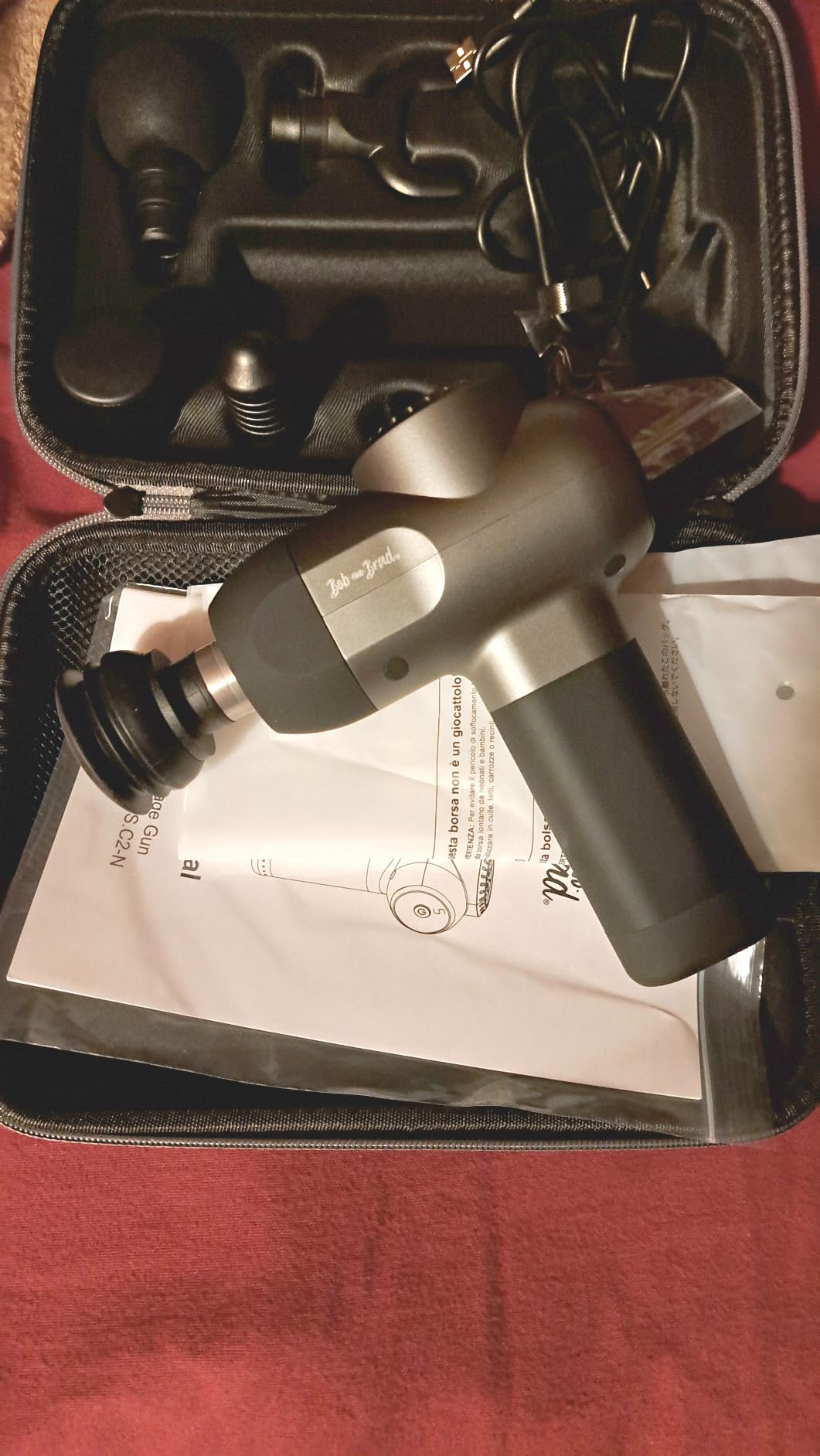 BOB AND BRAD C2 Pro Massage Gun with Heat and Cold Therapy, FSA Eligible & HSA Approved, PT-Developed Deep Tissue Back Massager for Athletes, Men & Women - Birthday & Holiday Gifts customer photo 1