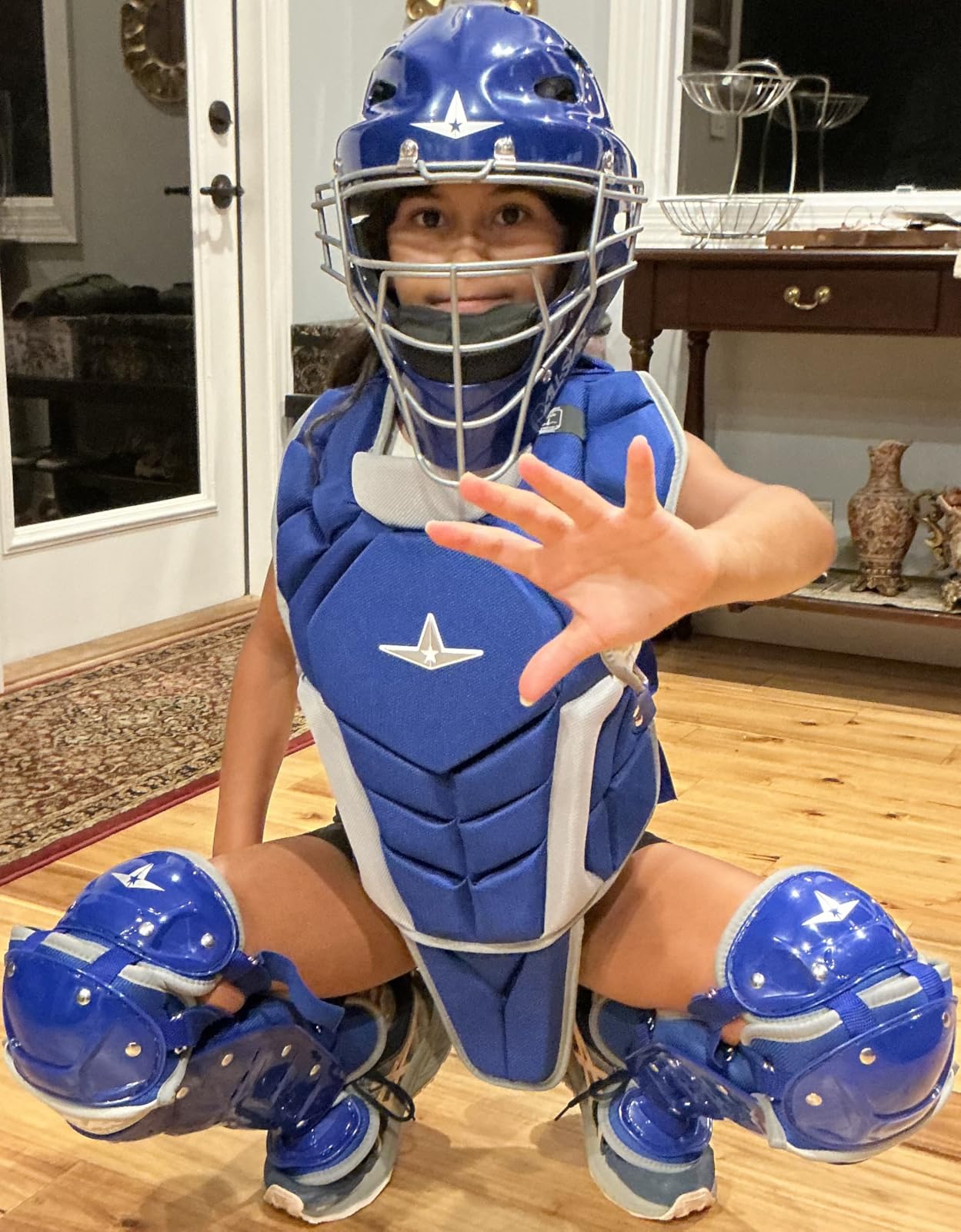 All-Star Top Star Series Baseball Catching Equipment Kit, Meets NOCSAE Standard customer photo 1