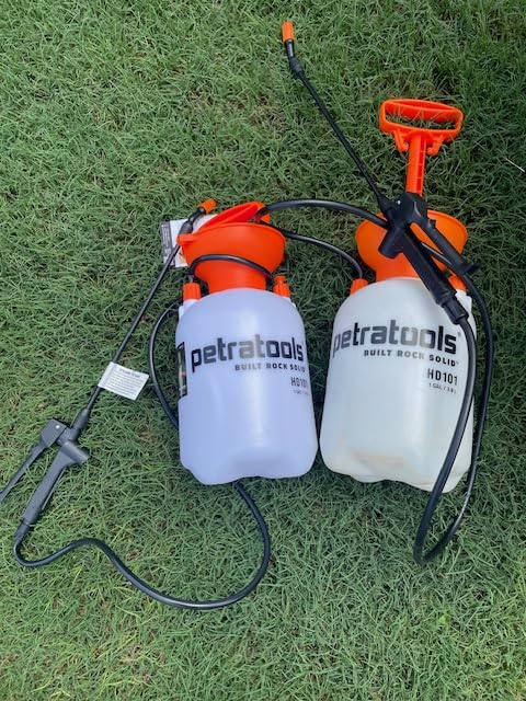 PetraTools HD101 Garden Pump Sprayer, 52-in Long Hose & 2 Nozzles, 1 Gallon | Weed Sprayer 1 Gallon w/ Easy Carry Handle & Built-In Filters customer photo 2