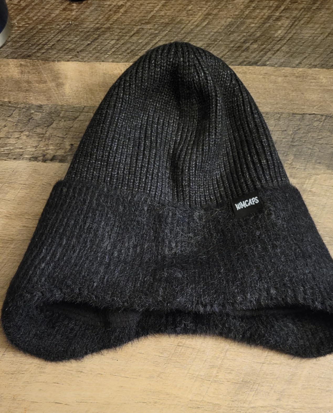 Wmcaps Winter Fleece Lined Beanie with Earflaps for Men Women Outdoor customer photo 2