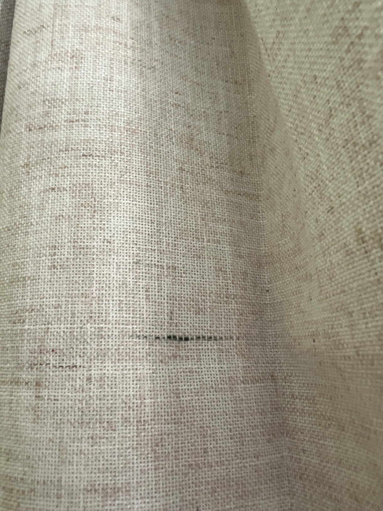 Vision Home Natural Pinch Pleated Full Blackout Curtains Linen Blended Room Darkening Window Curtains 90 inch for Living Room Bedroom Thermal Insulated Pinch Pleat Drapes with Hooks 2 Panel 40