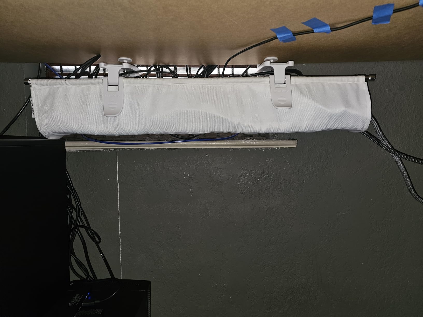 Original No Drill Under Desk Cable Management Tray 53.9