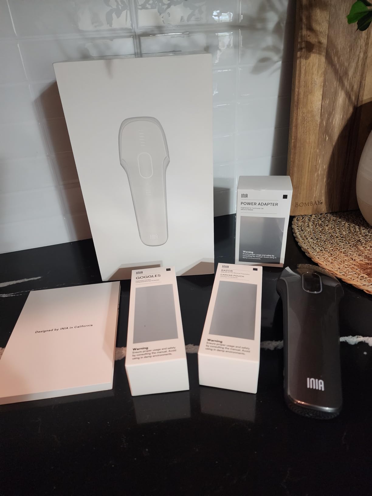 INIA HAUTE Pro Laser Hair Removal with Ice-Cooling Care for Women and Men | Painless at-Home, IPL Hair Remover for Coarse Hair, in Bikini All Body Areas, Latest Generation for Effective Results customer photo 2