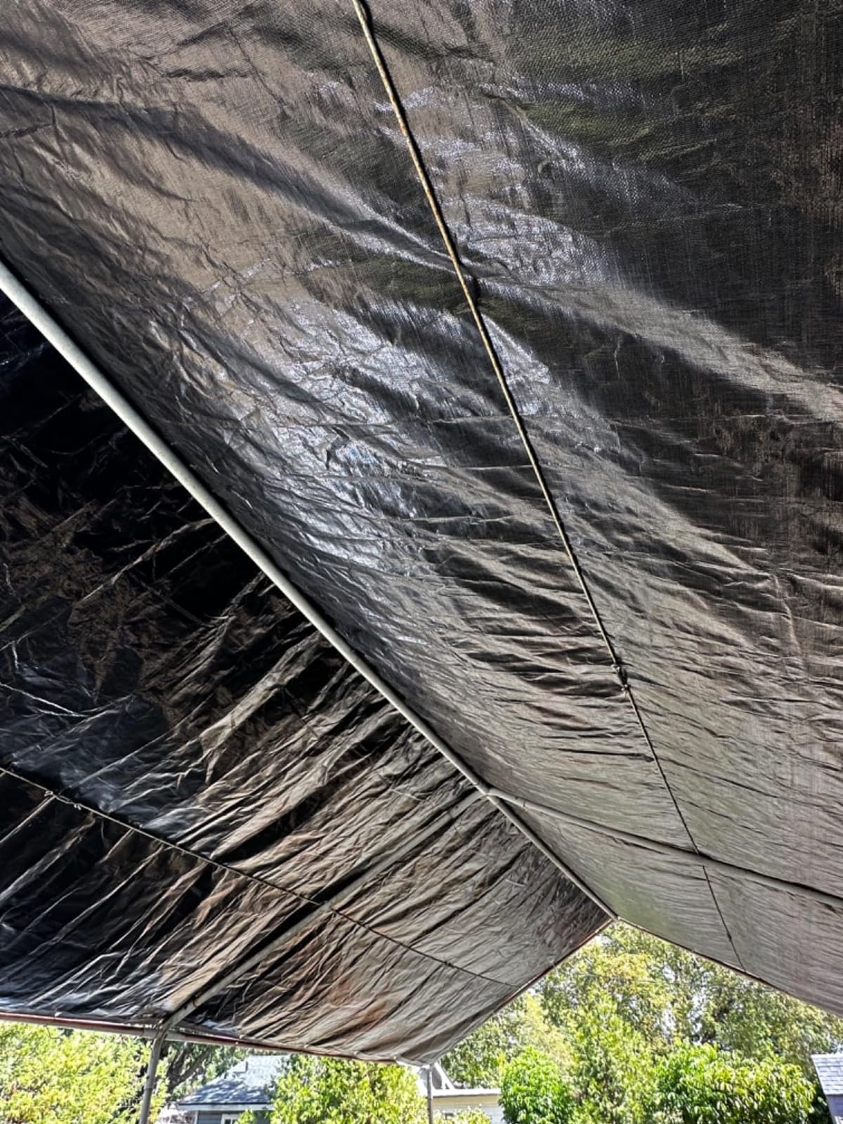 16 Mil 12x20 FT Heavy Duty Waterproof Tarps for Outdoor, Silver | Heavy Duty Tarps with Reinforced Edges & Rustproof Grommets, Waterproof Cover for Roof, Tent, Camping, Pool, Car customer photo 1