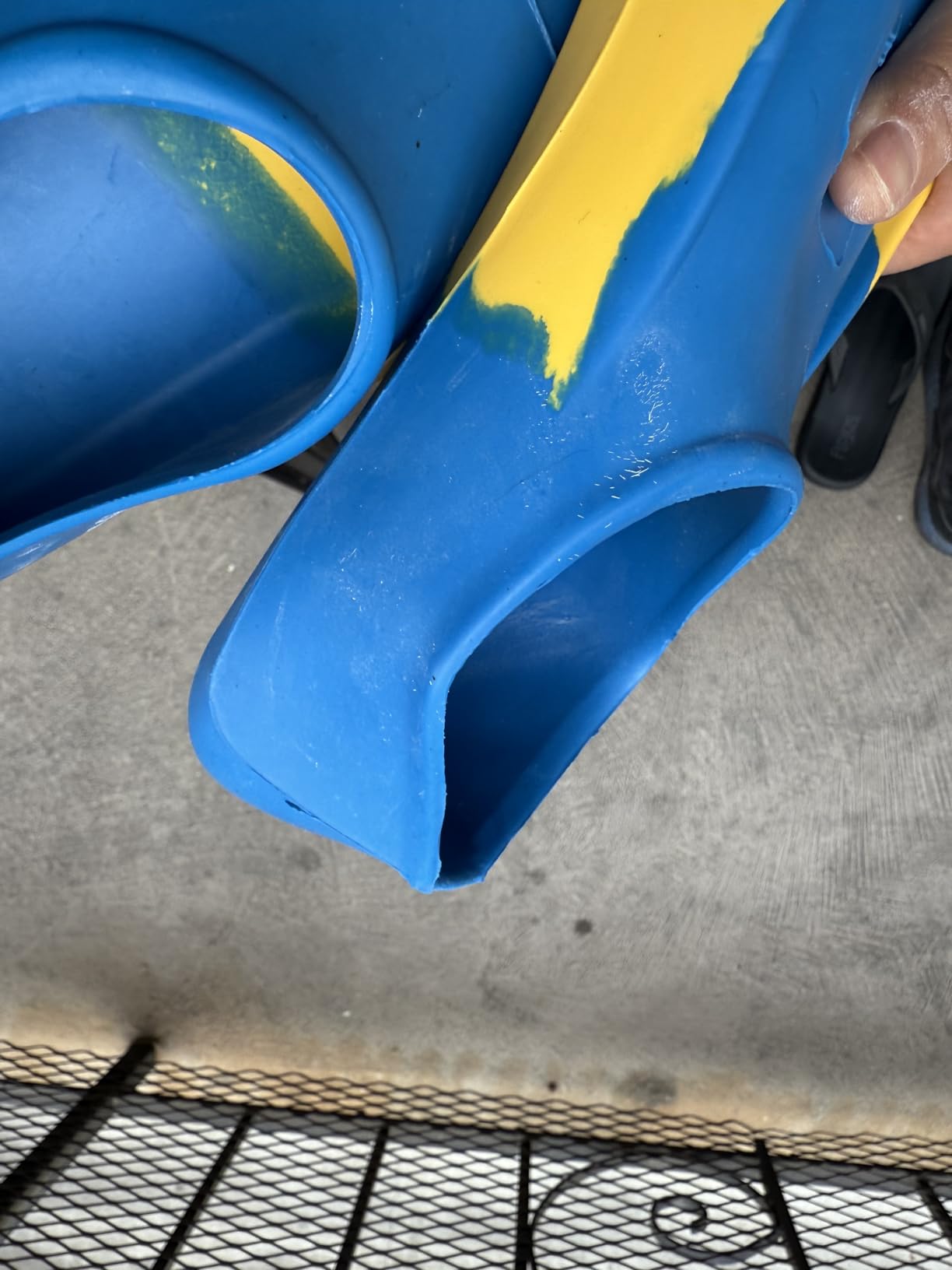 Sporti Unisex-Adult & Kids Long Floating Swim Fins for Pool Lap Swimming | Rubber Flipper, Long-Blade Kick Aid, Slip-on Foot Pocket customer photo 2