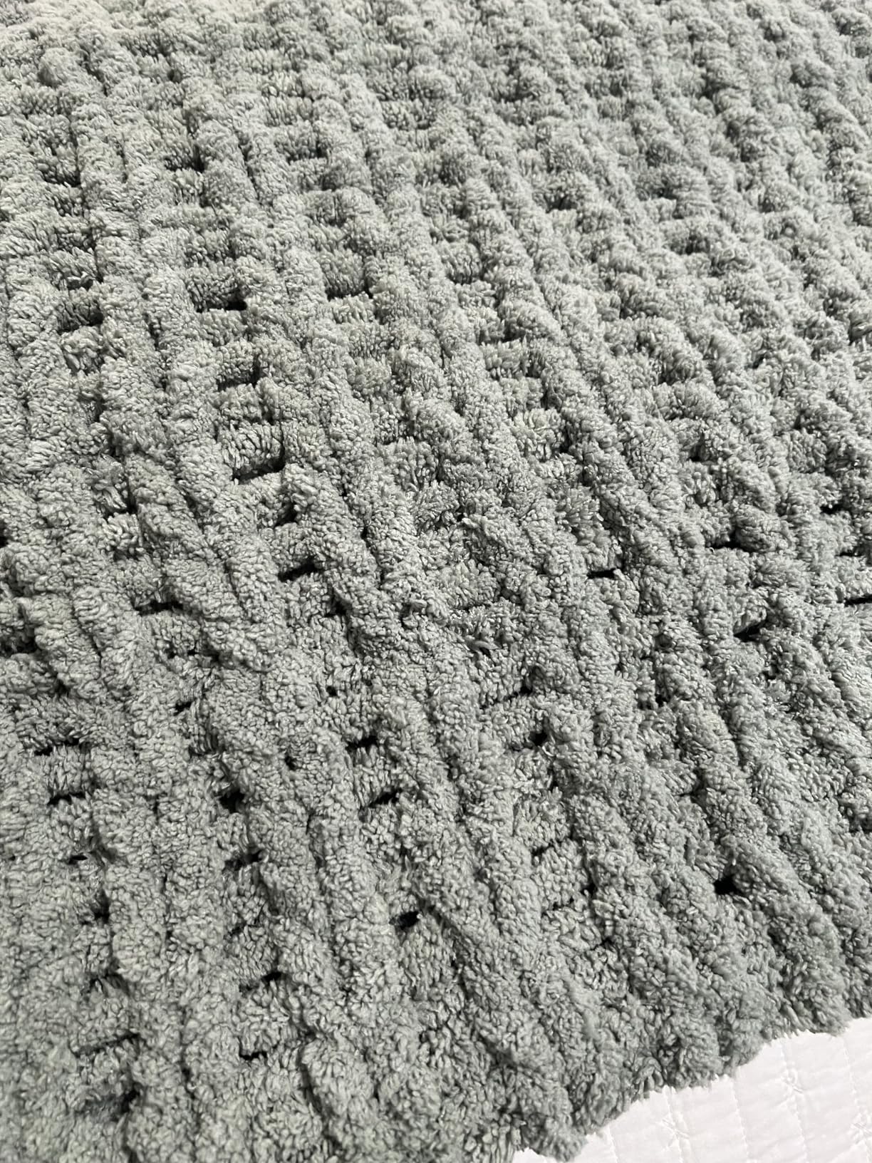 Chenille Chunky Knit Throw Blanket for Couch 50