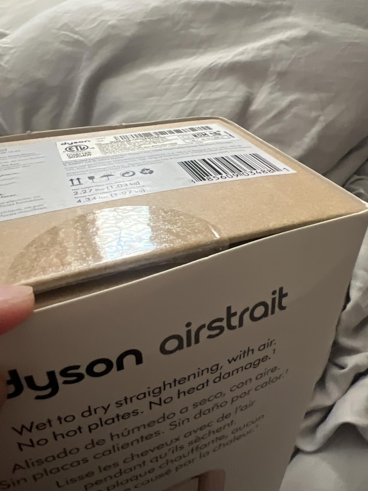 Dyson Airstrait Straightener, Wet to Dry Hair Straightener, No Heat Damage customer photo 2