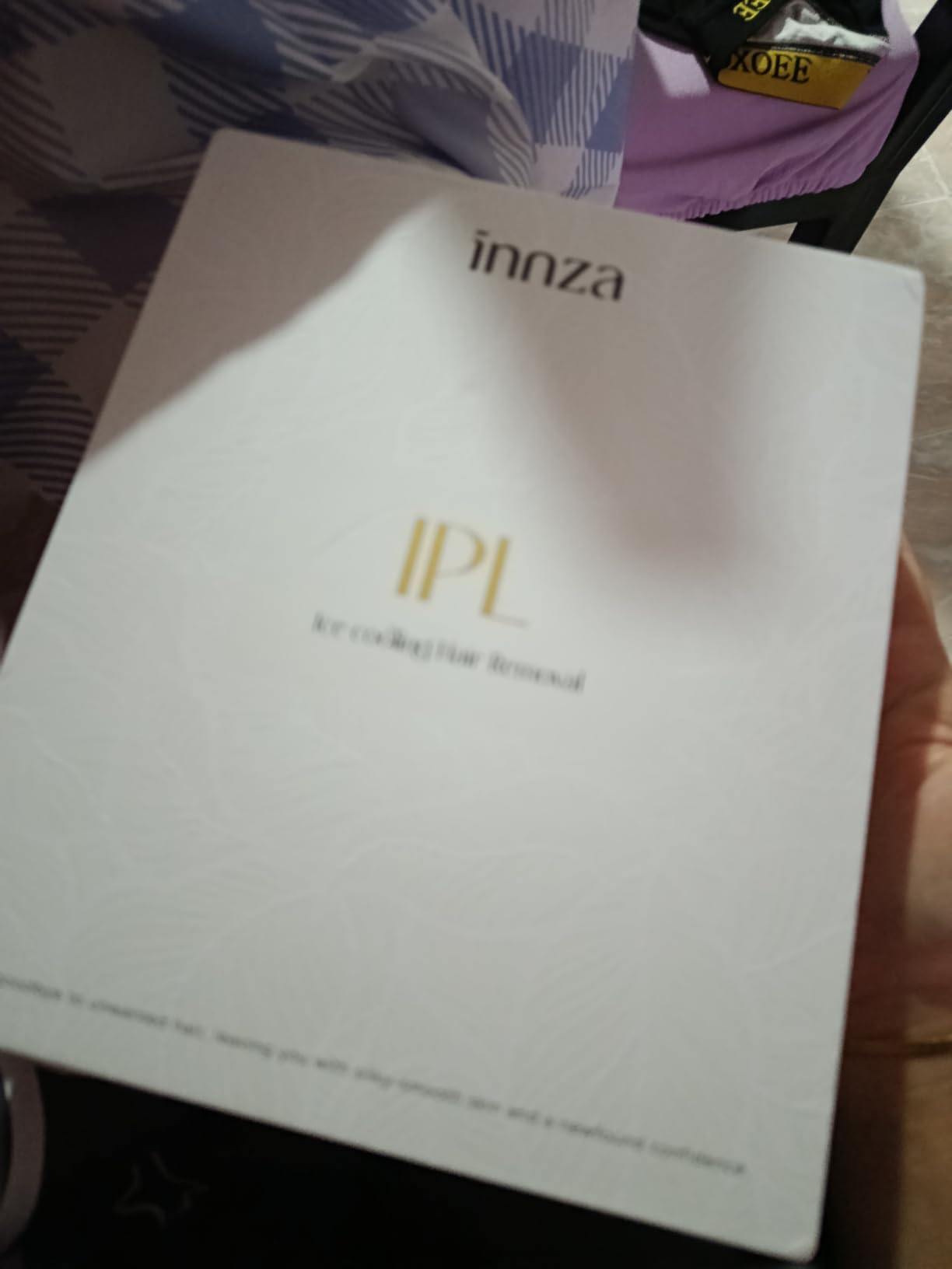 INNZA IPL Hair Removal with Ice Cooling Care Function for Women, Long-Lasting Results, 999,999 Flashes Painless Hair Removal, for Armpits Legs Arms Bikini Line, Corded, White customer photo 1
