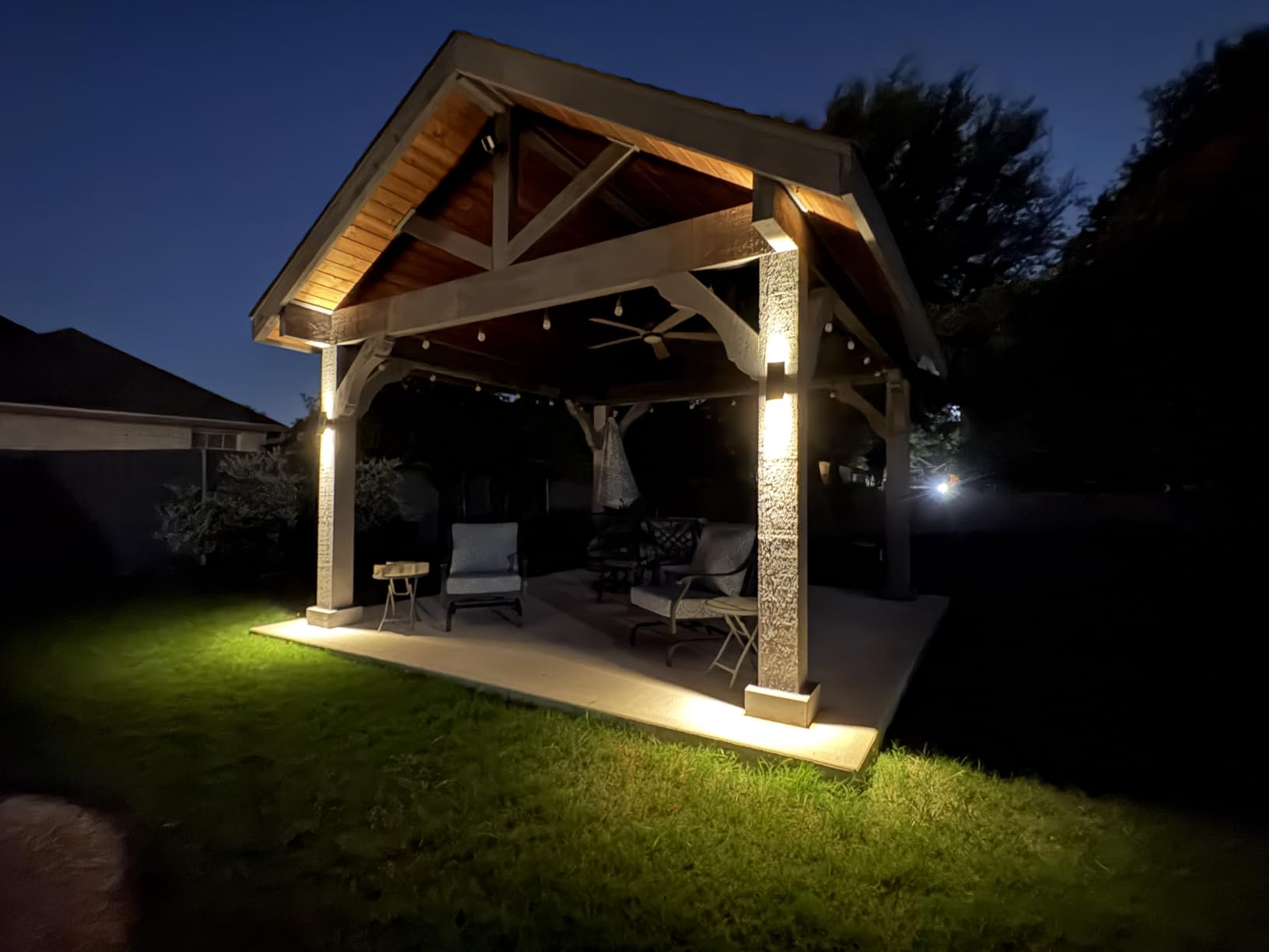 SOTTLOT Solar Wall Light Outdoor Waterproof Up and Down, 3000K Solar Light | 4-Level Brightness, Dusk to Dawn Solar Sconce Light, Easy to Install, Outdoor Solar Lights for Yard Patio Garage Porch Decor customer photo 1
