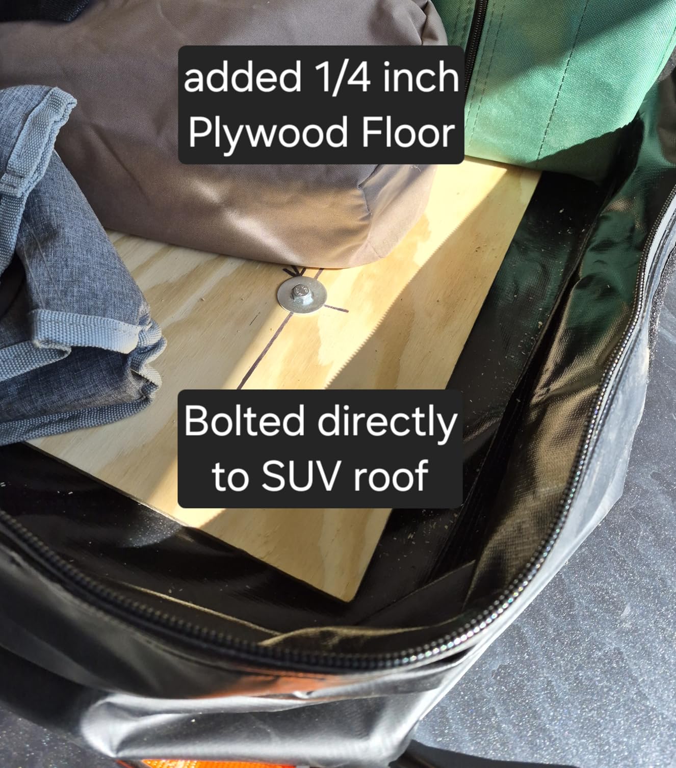 Asinking Car Rooftop Cargo Carrier Bag - 100% Waterproof Heavy Duty Car Roof Luggage Carrier 21 Cubic Feet, Fits All Vehicles with/Without Roof Rack - Easy Install & Triply Reinforced for Secure Use customer photo 2
