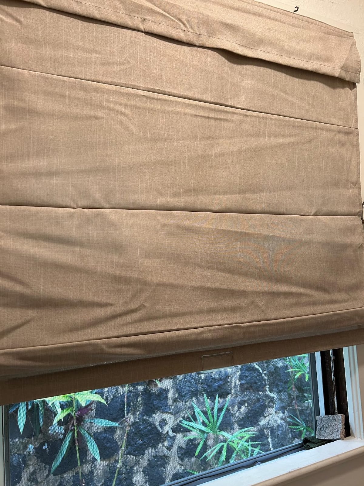 Chicology Cordless Roman Window Shade, Belgian Flax, 30
