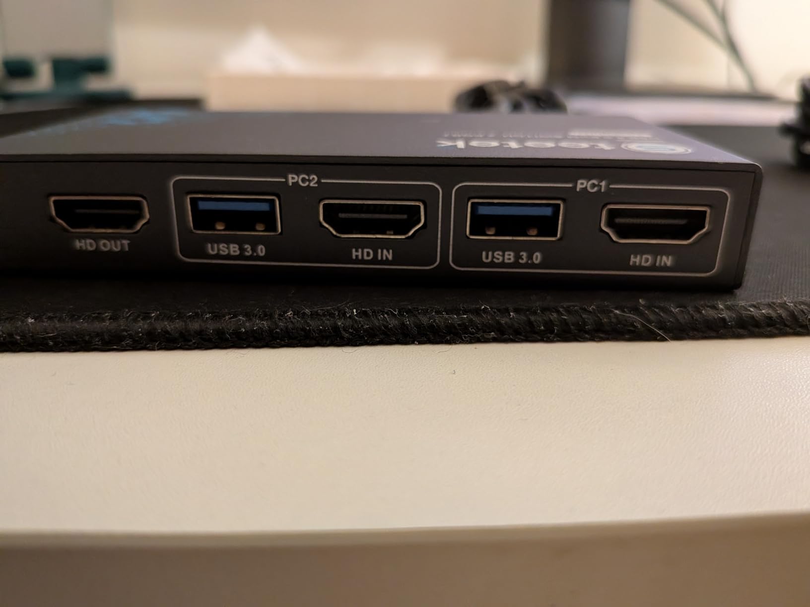 Hearvo USB 3.0 HDMI KVM Switch for 2 Computers 1 Monitor, 4K@60Hz, S7232H customer photo 1