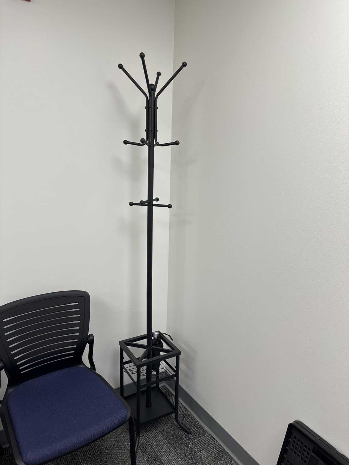 Yoobure Coat Rack Freestanding - Coat Tree with Umbrella Holder, Metal Coat Rack Stand with 12 Hooks customer photo 2