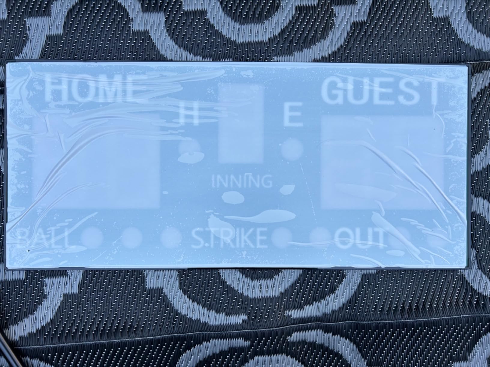 Outdoor Baseball/Softball Scoreboard with Stand, Wireless Portable Baseball Scoreboard, Digital Scoreboard with Remote, Electronic Scoreboard for Games, Score Keeper Ball Strike Out Inning customer photo 2