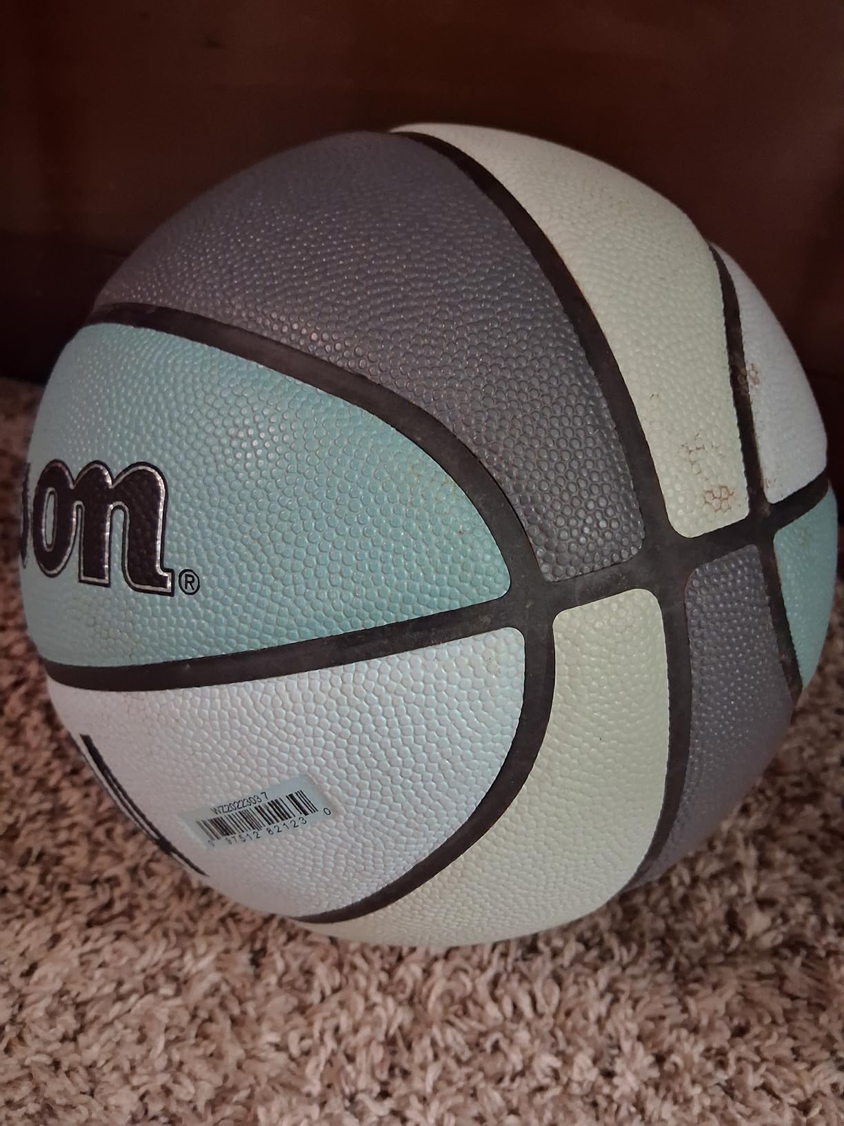 WILSON NBA Forge Indoor/Outdoor Basketball - Brown, Size 7-29.5