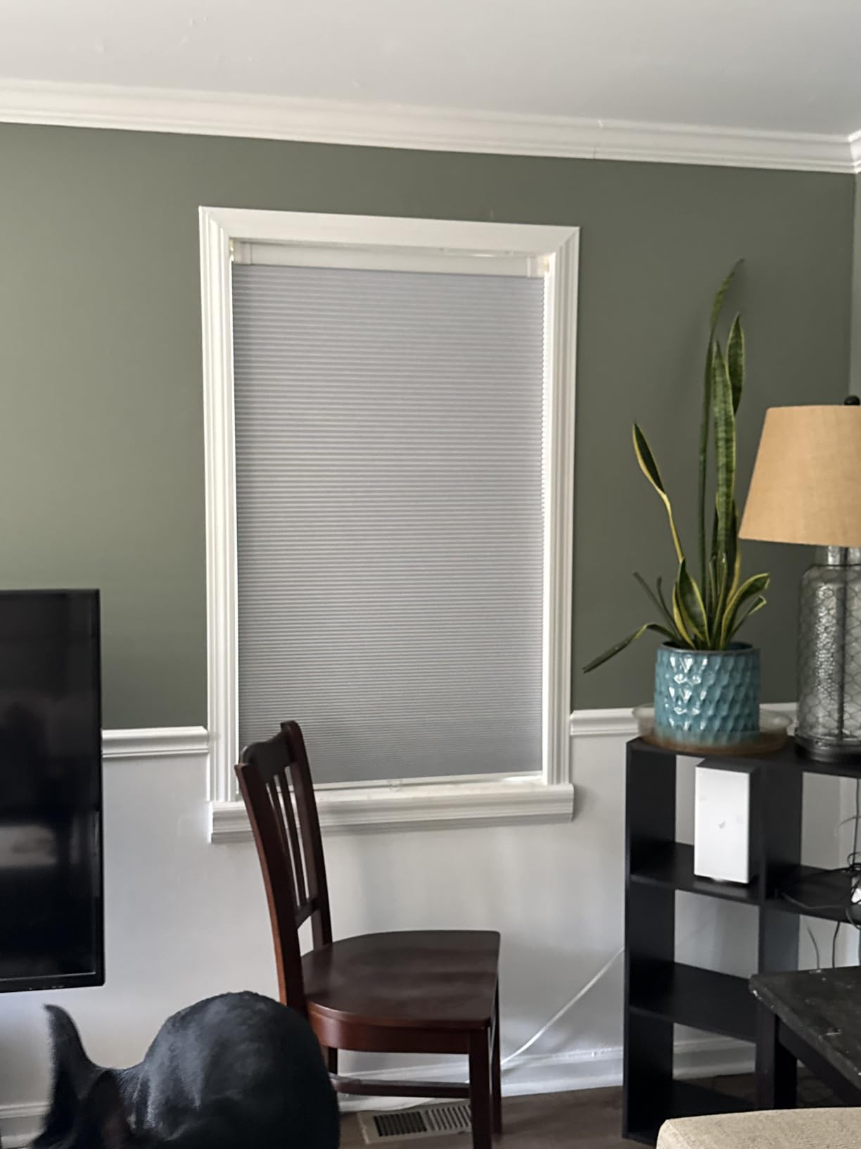 LazBlinds No Tools No Drill Cordless Cellular Shades, Blackout Light Blocking Honeycomb Shades for Home, Thermal Insulation Blinds for Windows, 22