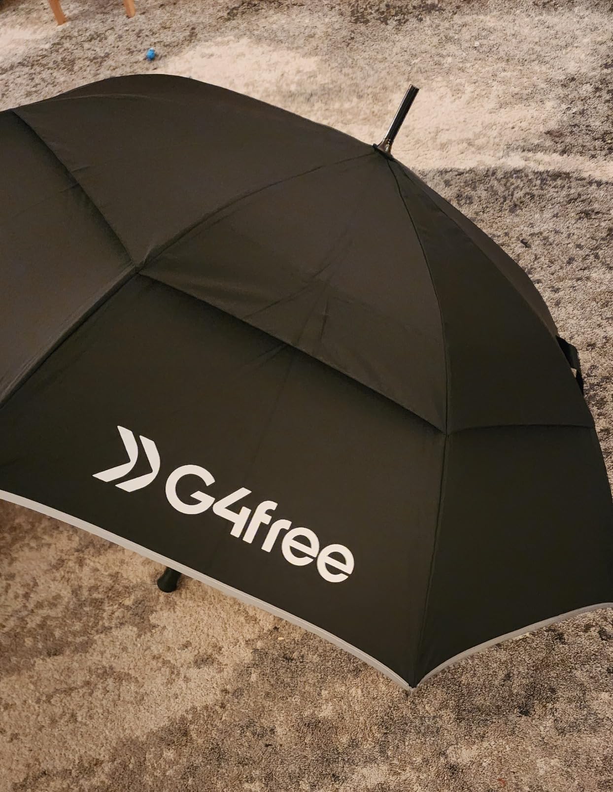 G4Free Strongest Golf Umbrella with Full Carbon Fiber 62 Inch for Rain Sun | Well-constructed, Super Lightweight, Windproof, Double Vented Mesh Canopy, Large Stick Umbrellas, Oversized, Automatic Open customer photo 2