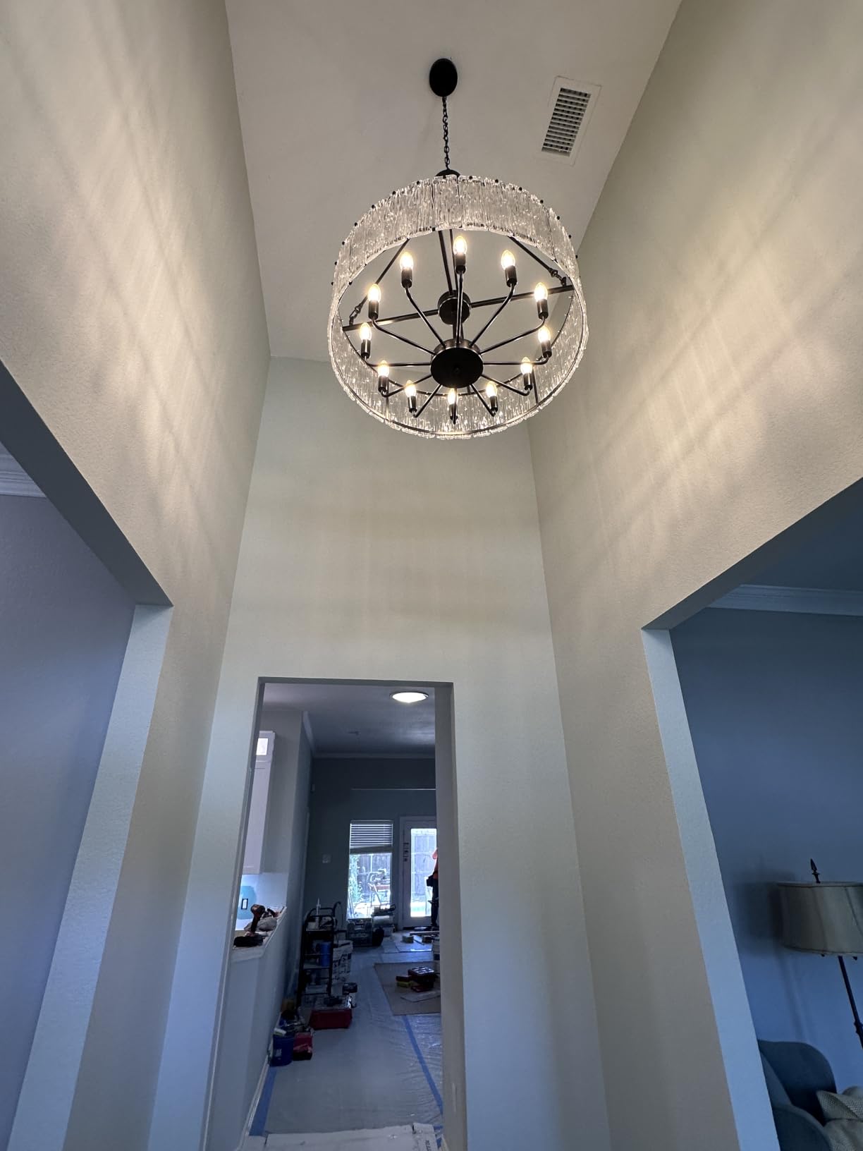 CATINER Gold Drum Chandelier 24.4