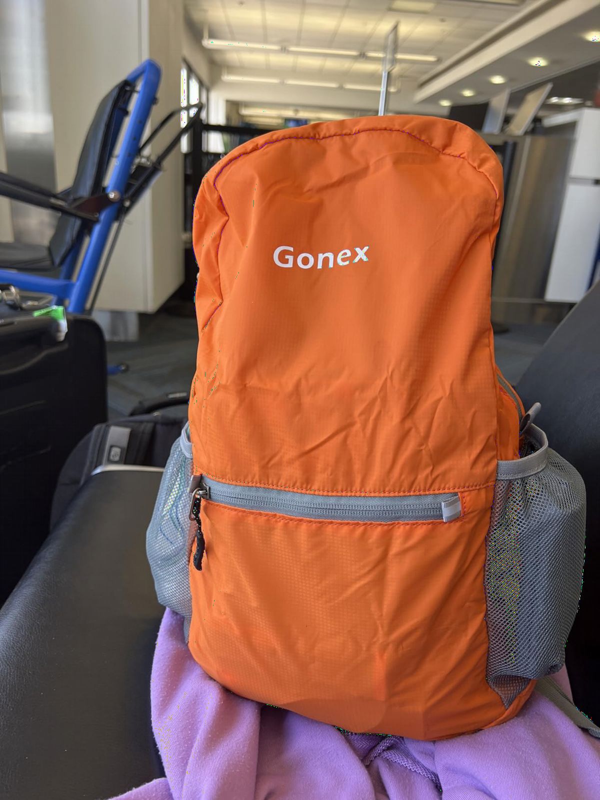 Gonex Ultra Lightweight Packable Backpack Daypack Handy Foldable Camping Outdoor Travel Cycling Backpacking | Water Resistant Nylon, Folds Into Pocket, 3 Zippered Compartments, Hiking & Travel Use customer photo 1