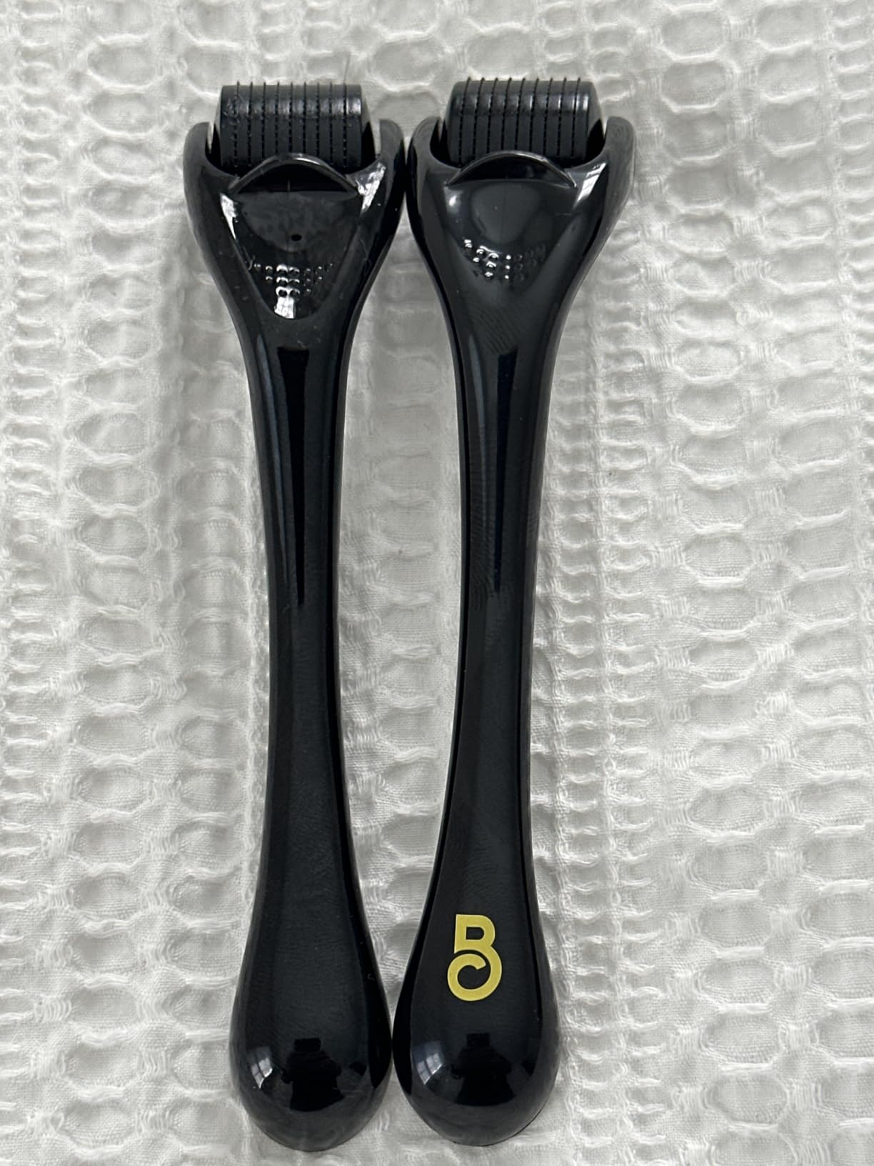 The Beard Club Derma Roller for Face, Body and Scalp - Microneedling for Men and Women with 540 Titanium Microneedles - Beard Roller & Micro Needling Scalp Hair - Black customer photo 1