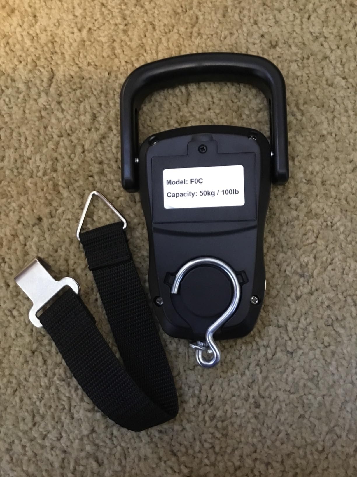 KINGON Rechargeable Luggage Scale, Digital Portable Bag Scale for Travel, Suitcase Weight Scale with Strap & Comfortable Handle, 110lb/50kg Capacity customer photo 2