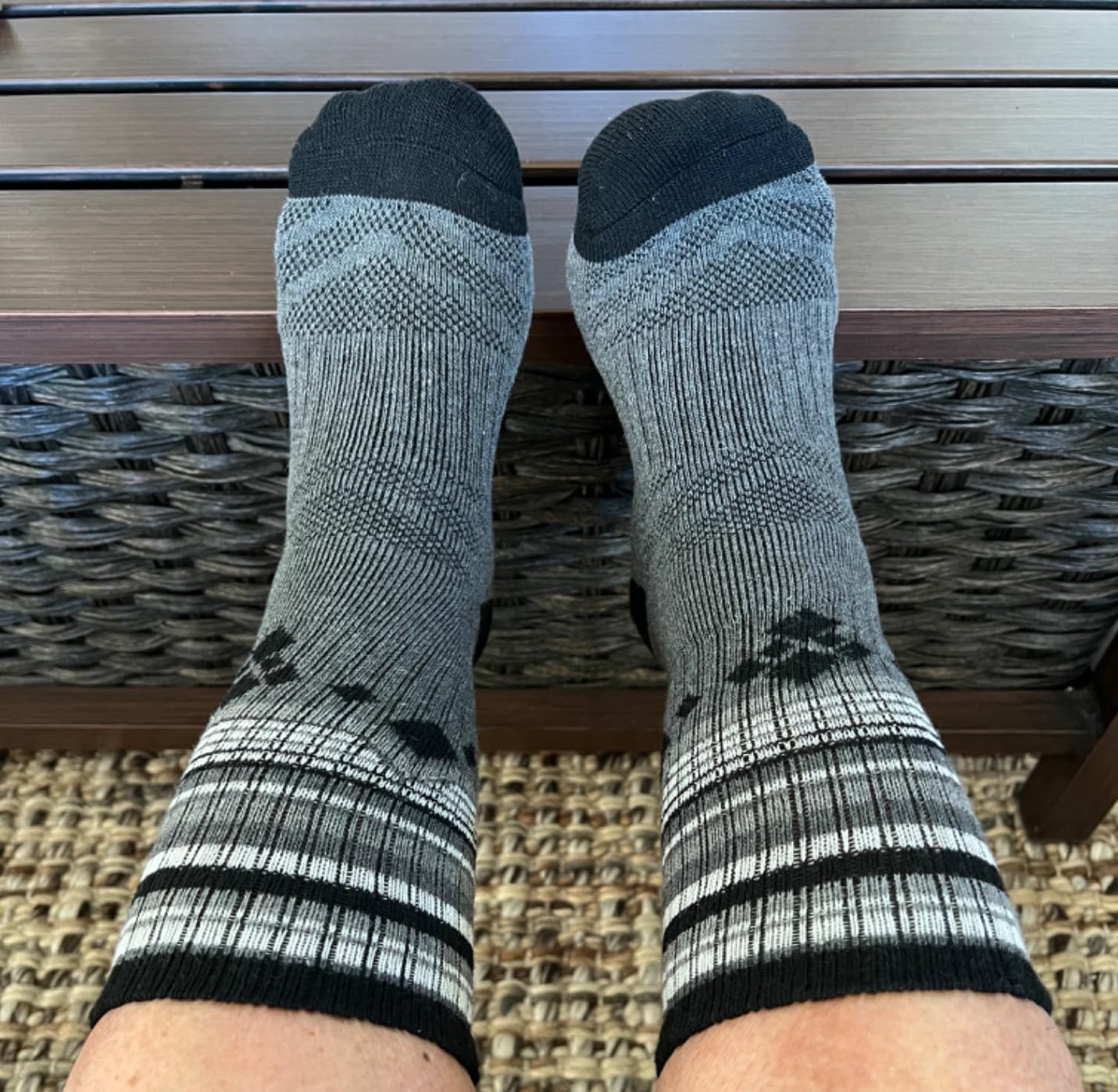 Merino Wool Hiking Socks for Women Men Thermal Winter Warm Thick Cushion Moisture Wicking Crew Work Boot Socks customer photo 1