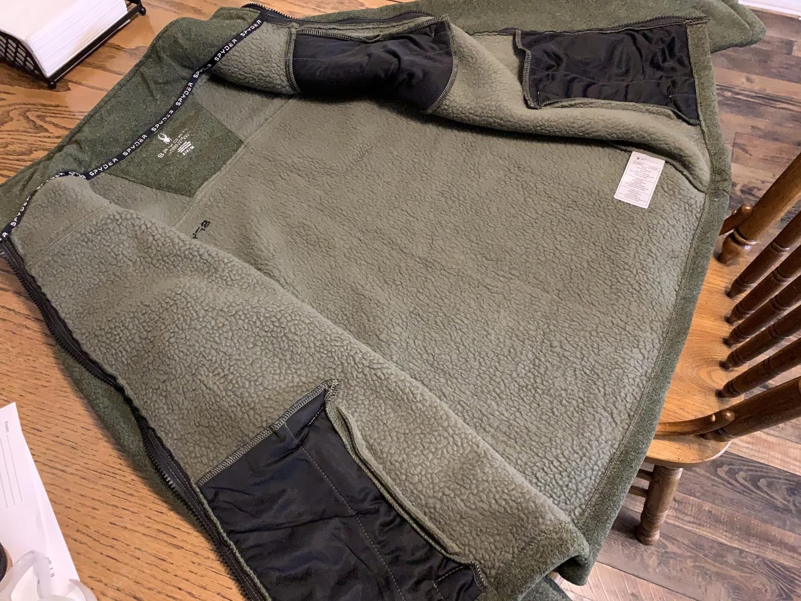Spyder Mens Fleece Jacket - Sherpa Fleece Lightweight Full Zip with Pockets | Warm Lightweight Cozy Outerwear customer photo 1
