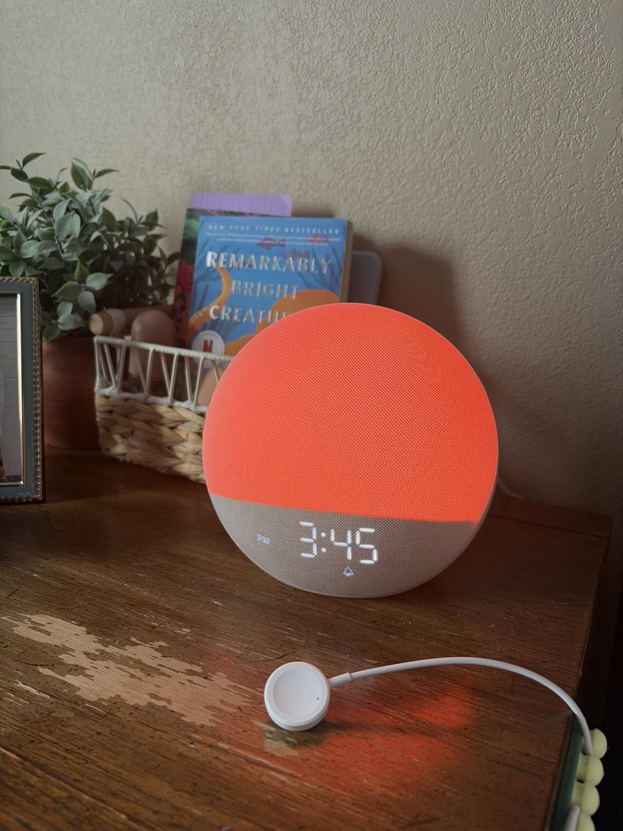 Odokee Sunrise Alarm Clock White Noise Machine: Natural Wake Up Light | Dimmable Clock with Bluetooth Speaker for Bedroom - 25 Sleep Sounds for Baby Adults Kids Putty customer photo 1