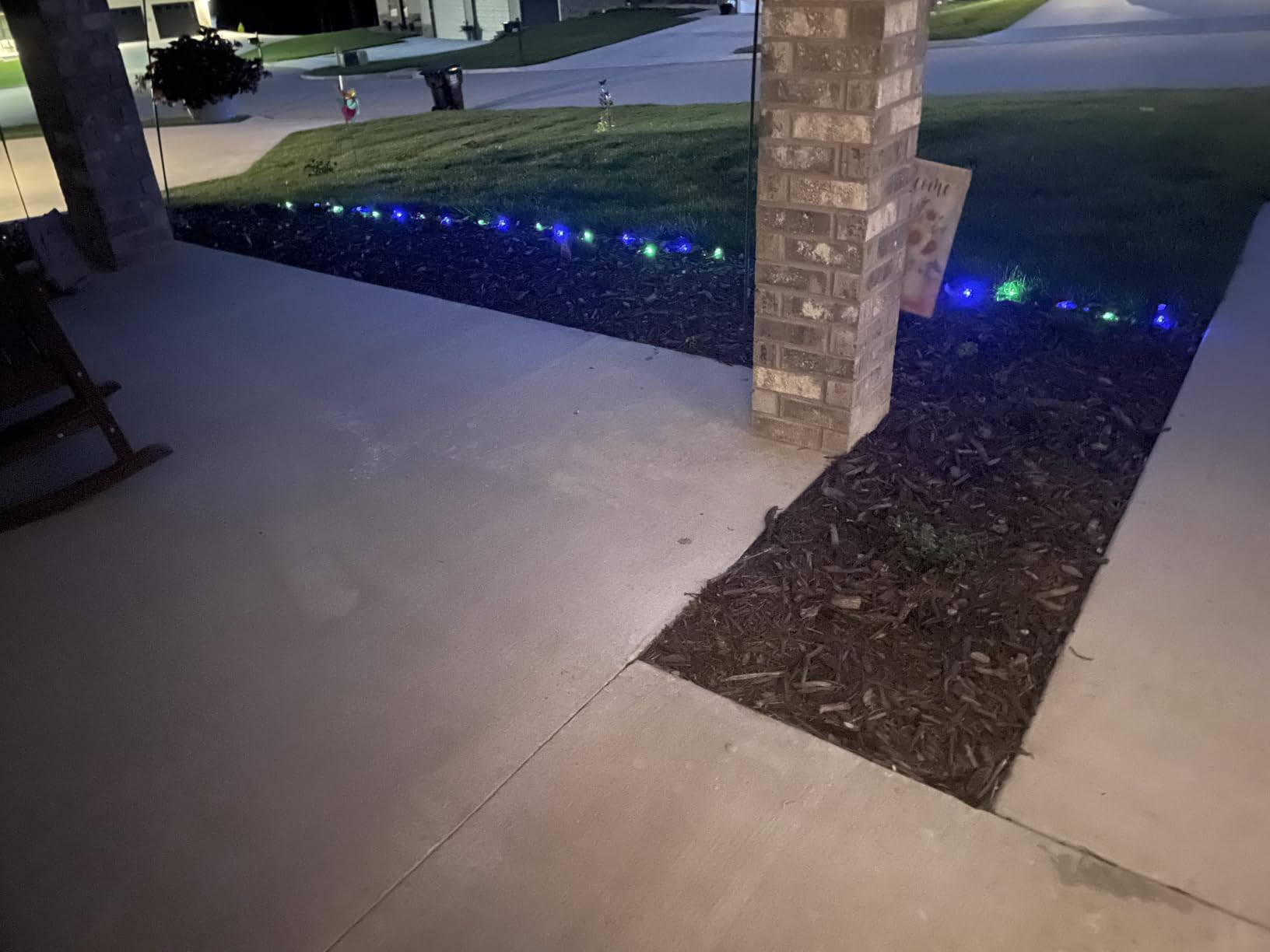 Brightown 60 LED Flower Solar String Lights Outdoor Waterproof Fairy Lights for Garden Yard Fence Patio Christmas Tree Wedding Party Decor, Multicolor customer photo 2