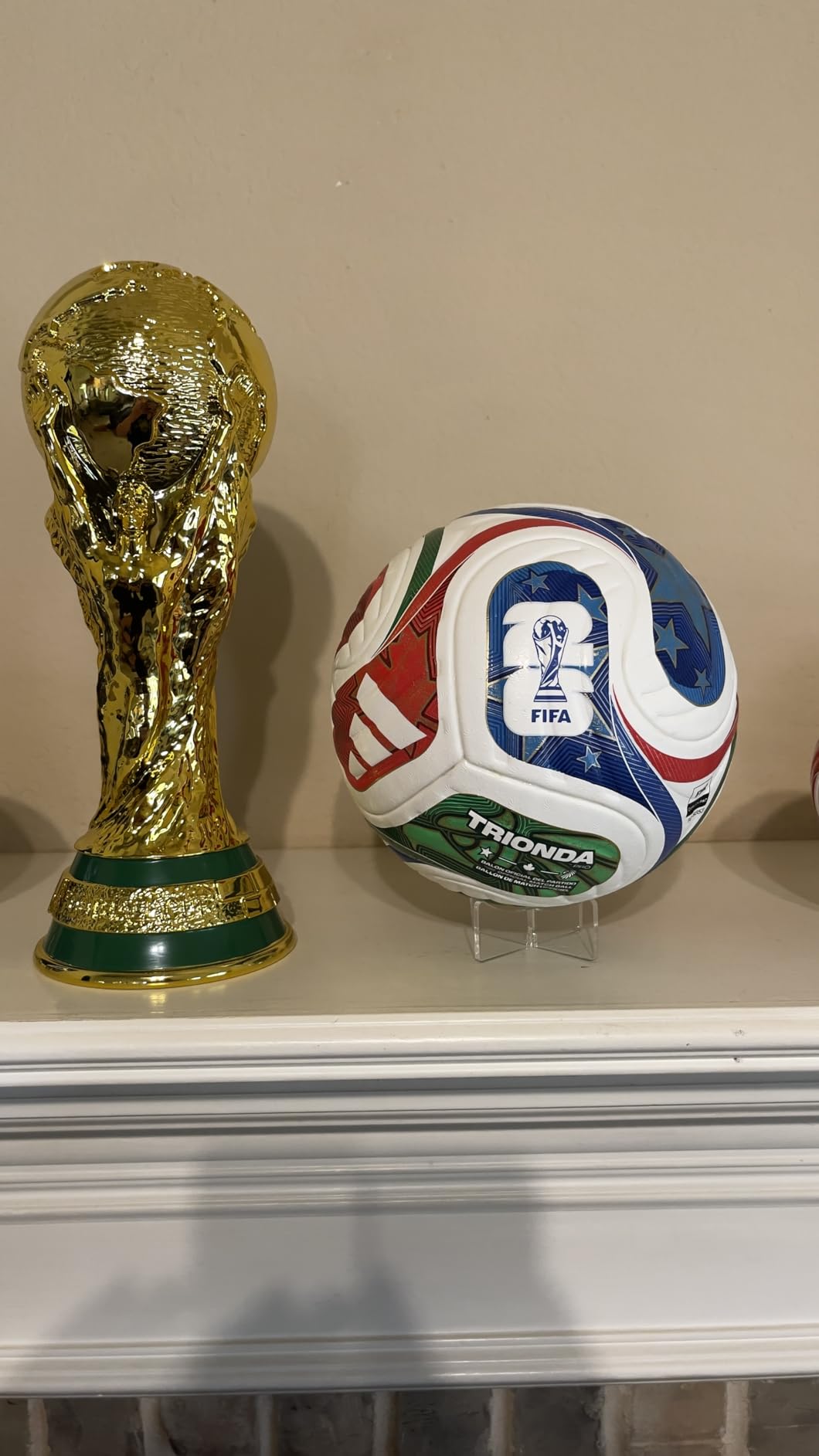 adidas World Cup 2026 Trionda Pro Match Ball - Official Soccer Ball of The FIFA World Cup 26 with Thermal Bonded Seamless Surface and Textured Design customer photo 2