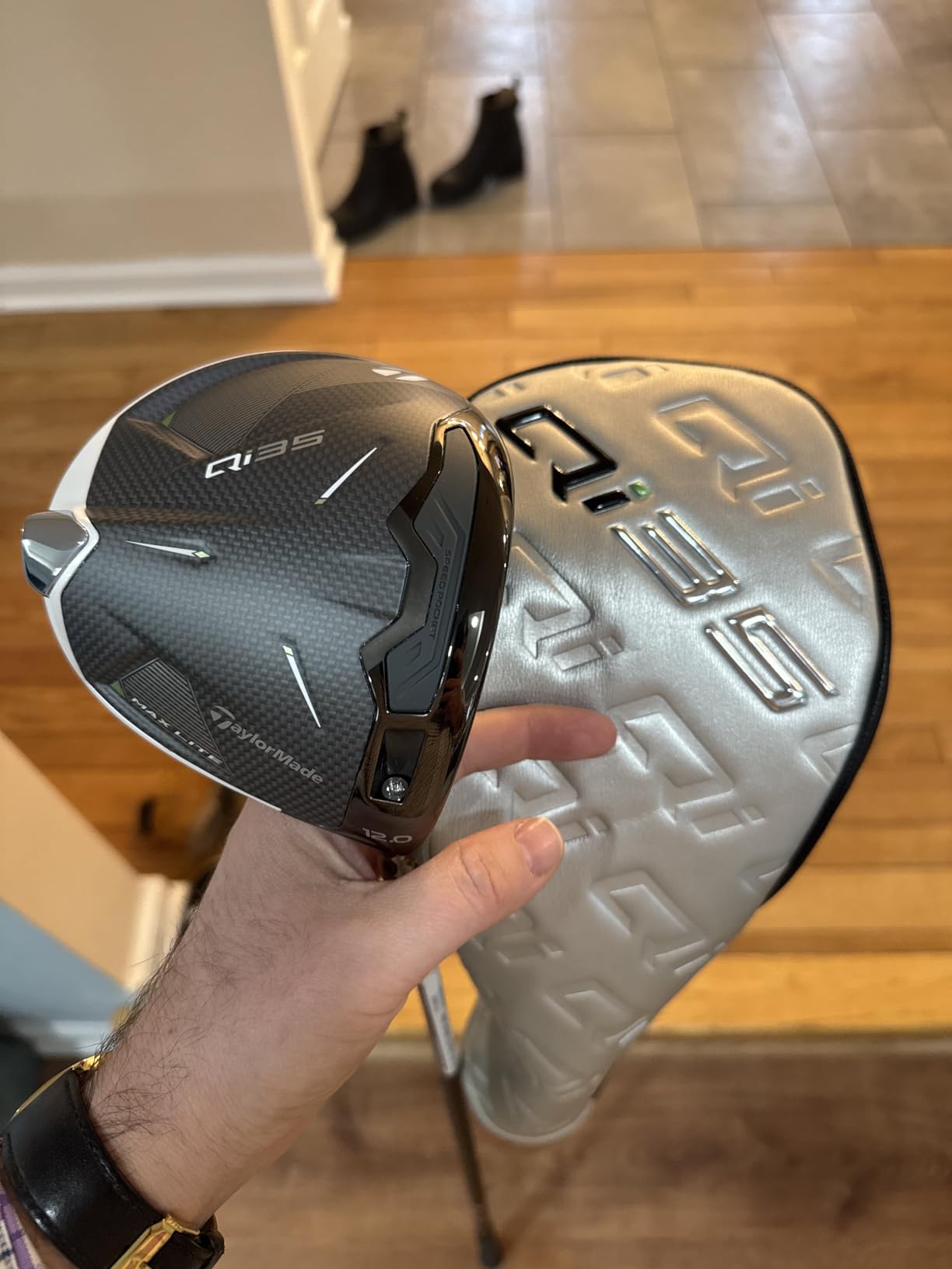TaylorMade Qi35 Driver Golf Club, Optimized for Ideal Launch and Spin customer photo 2