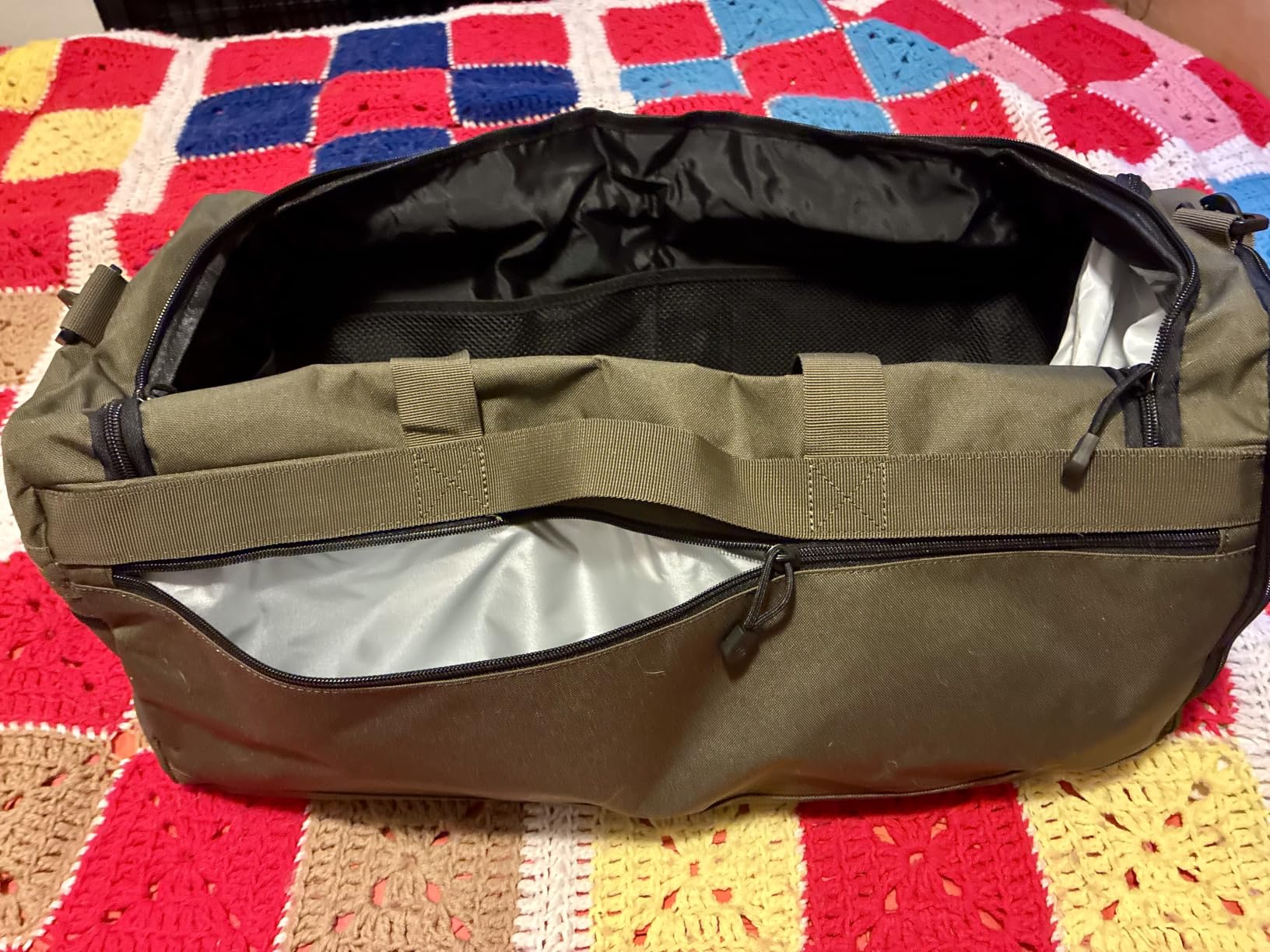 3-in-1 Duffle Bag Travel Gym Sports, Large Tactical Duffel Backpack customer photo 2