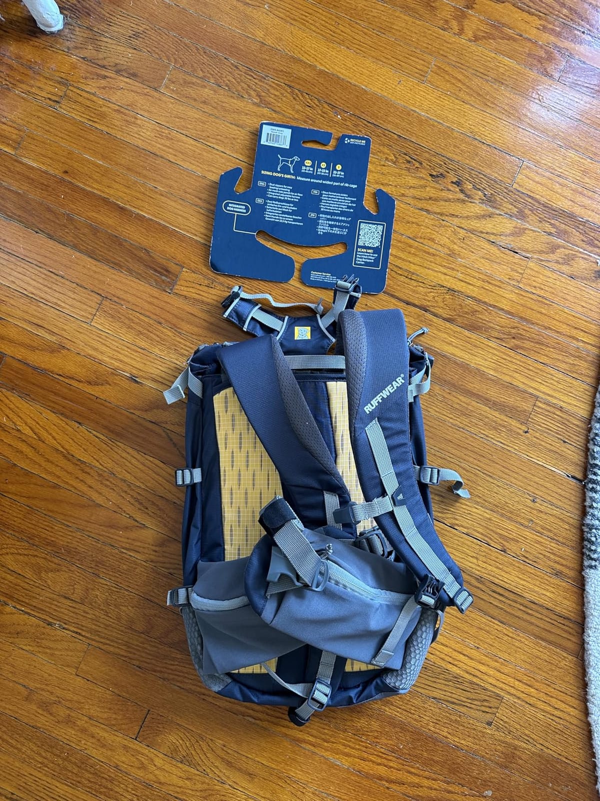 Ruffwear Hitch Hiker Dog Backpack Carrier, Hands-Free with Breathable Mesh, Basalt Gray customer photo 1