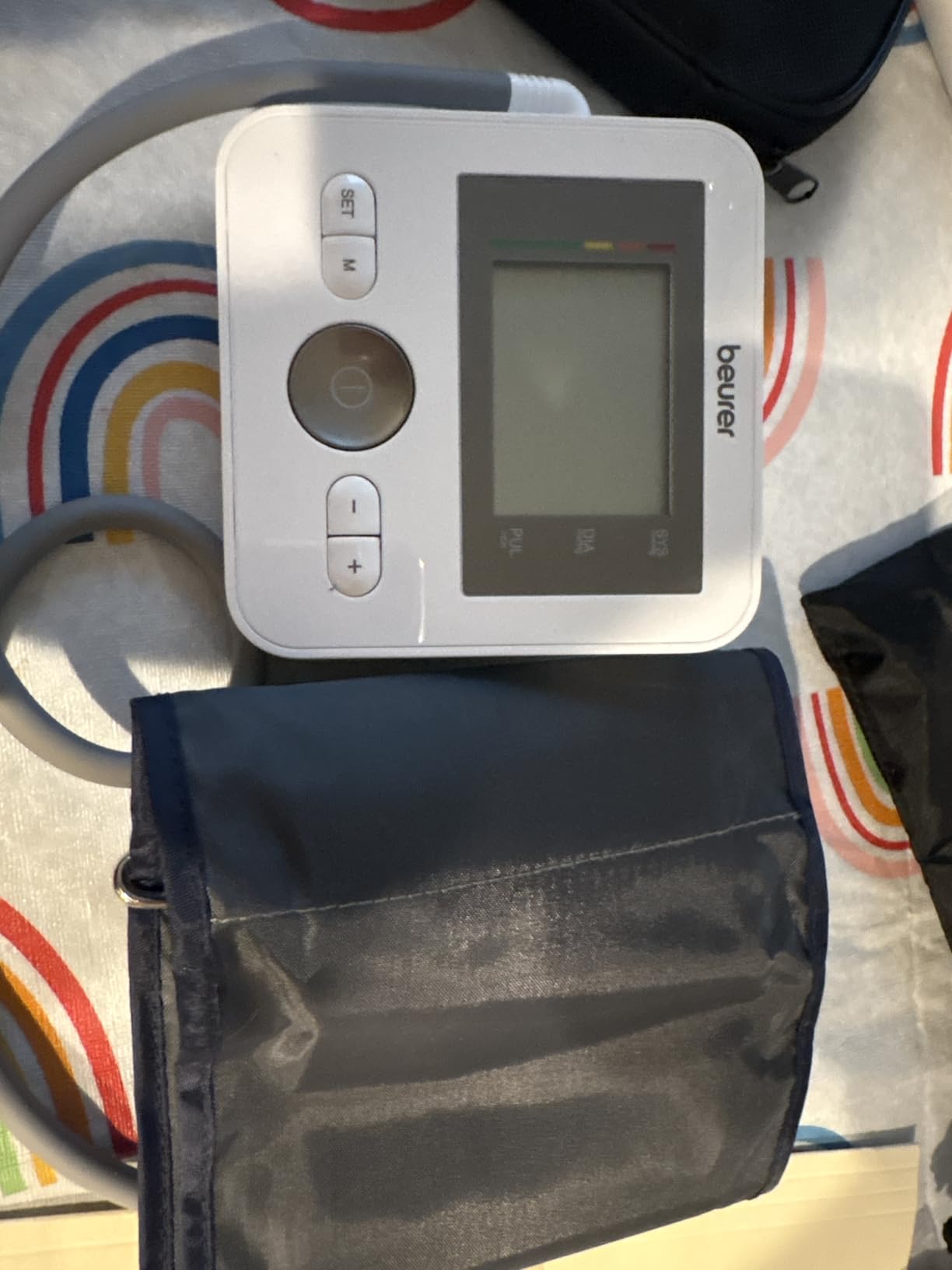 Beurer BM25 Upper Arm Blood Pressure Monitor for Home Use, Fully Automatic, Arrhythmia Detection, Cuff Fit Control, Color Risk Indicator, App Tracking, Battery or USB-C Power customer photo 1