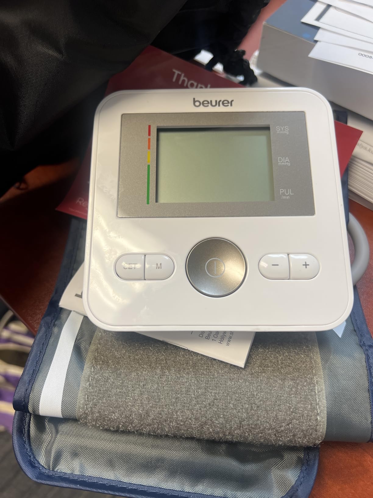 Beurer BM25 Upper Arm Blood Pressure Monitor for Home Use, Fully Automatic, Arrhythmia Detection, Cuff Fit Control, Color Risk Indicator, App Tracking, Battery or USB-C Power customer photo 2