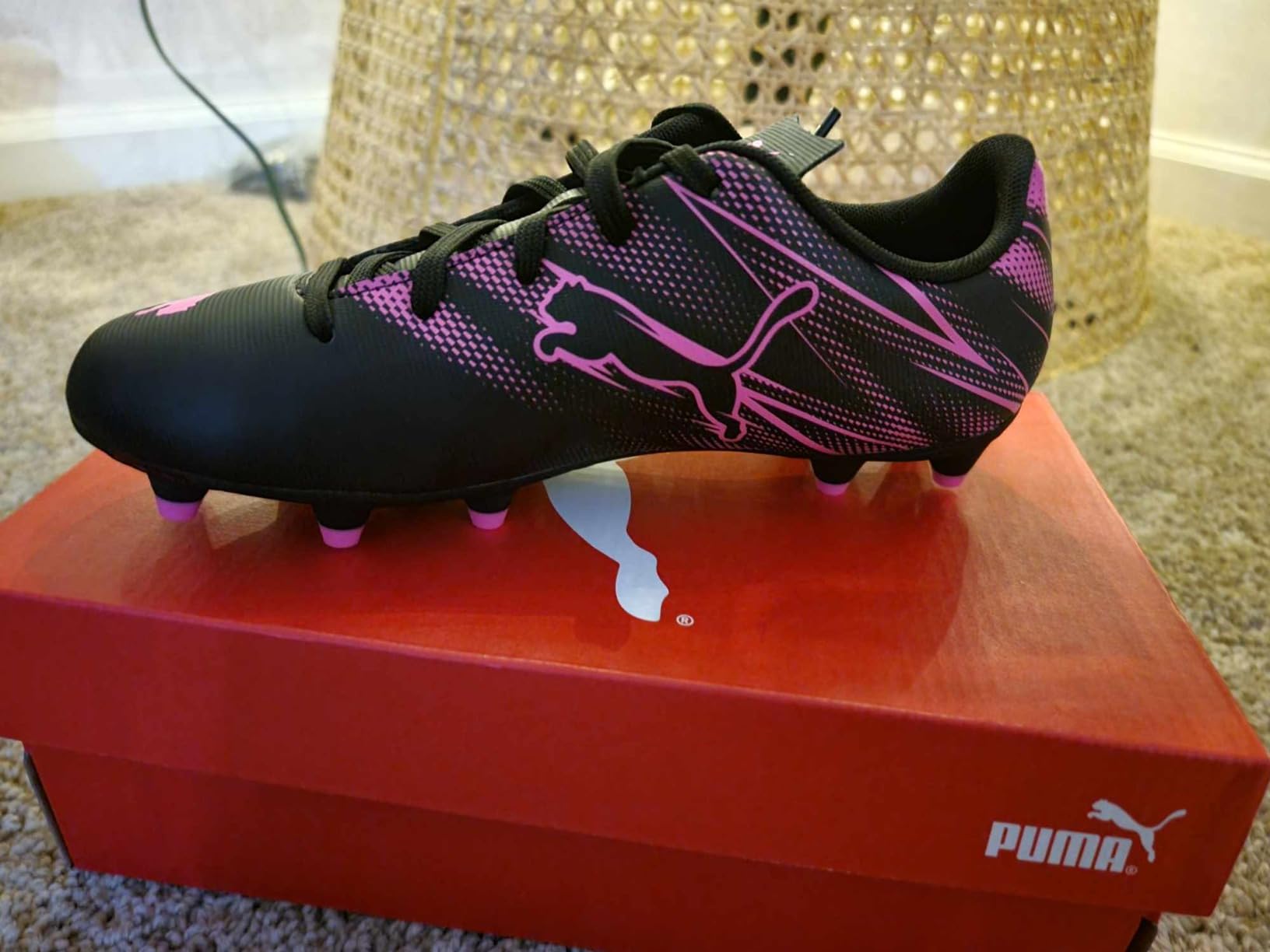 Puma Unisex-Child Attacanto Firm Ground/Artificial Ground Soccer Cleats (Toddler/Little Kid/Big Kid) customer photo 1