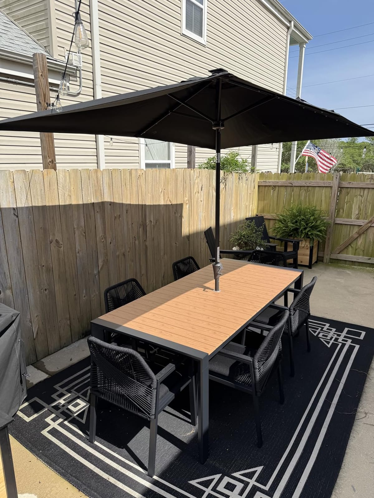 Best Choice Products Outdoor Dining Arm Chair Set of 2, Aluminum Frame with Armrest, All-Weather Woven Rope Chair Design - Taupe/Sandstorm customer photo 2
