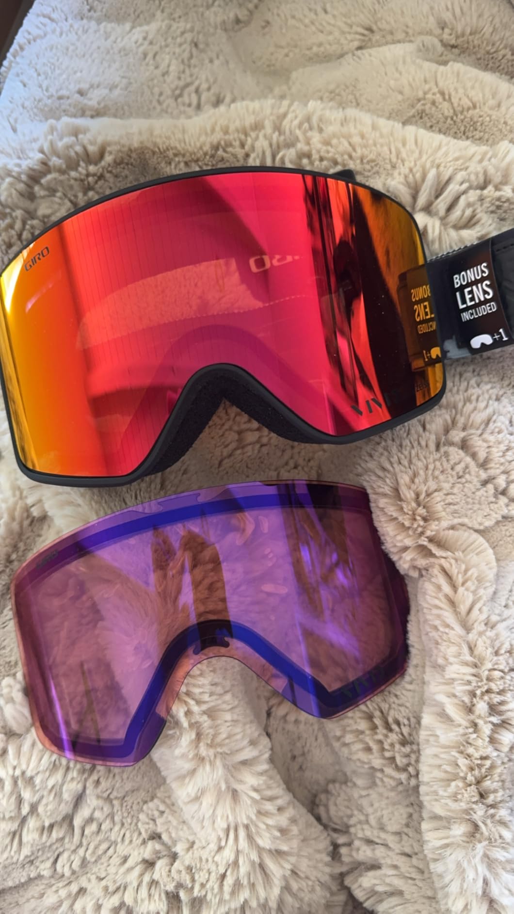Giro Method Ski Goggles - Quick Change with 2 VIVID Lenses by ZEISS - Anti-Fog Vent Tech - OTG customer photo 2