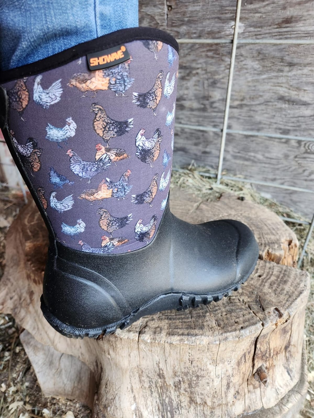 Women's Rain Boots Waterproof Garden Boots Rubber Mud Boots | Insulated Rubber Boots for Women Ultra Breathable Water Mud Boots Gardening Yard Farm Boot Outdoor customer photo 1