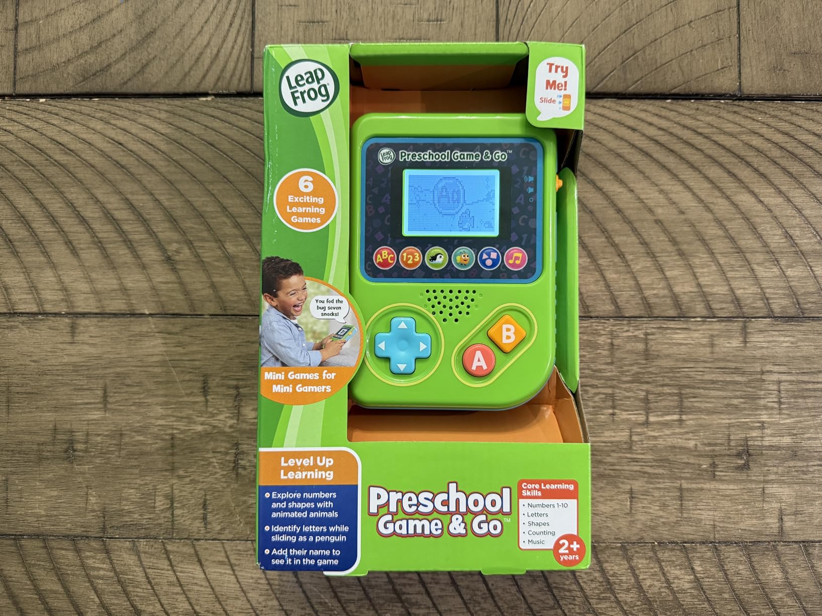 LeapFrog Preschool Game and Go Handheld Video Game Toy, Green customer photo 1
