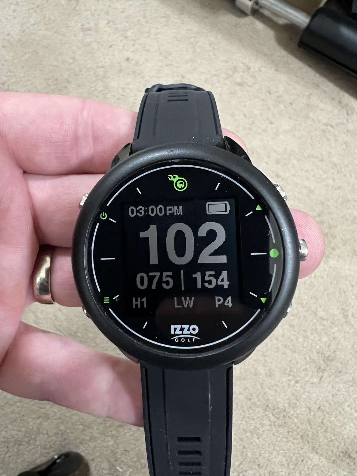 Izzo Golf Swami Golf GPS Watch with Personalized Club Suggestions customer photo 2