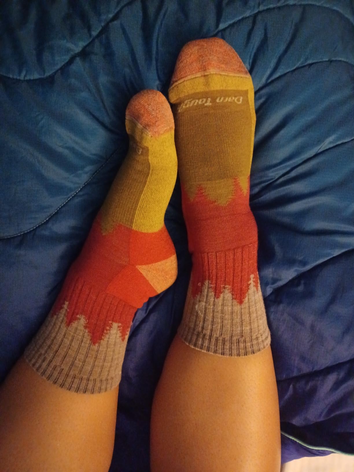 Darn Tough Vermont Women's Treeline Micro Crew Midweight with Cushion Hiking Sock (Style 1971) customer photo 2