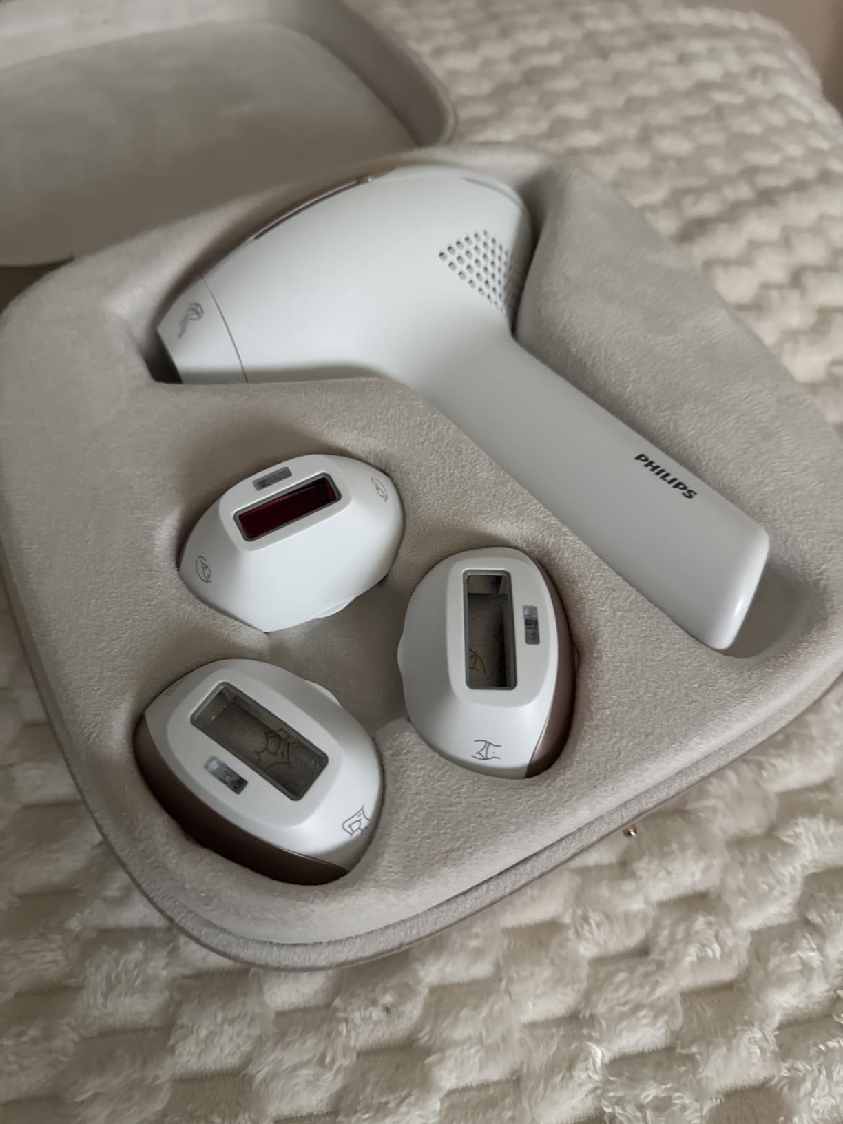 Philips Lumea IPL, Salon-Like Laser Hair Removal for Women, Permanent Hair Reduction Device At Home for Face & Body, Safe & Painless, 5 Settings & Skin Sensors, BRI984/03 customer photo 1
