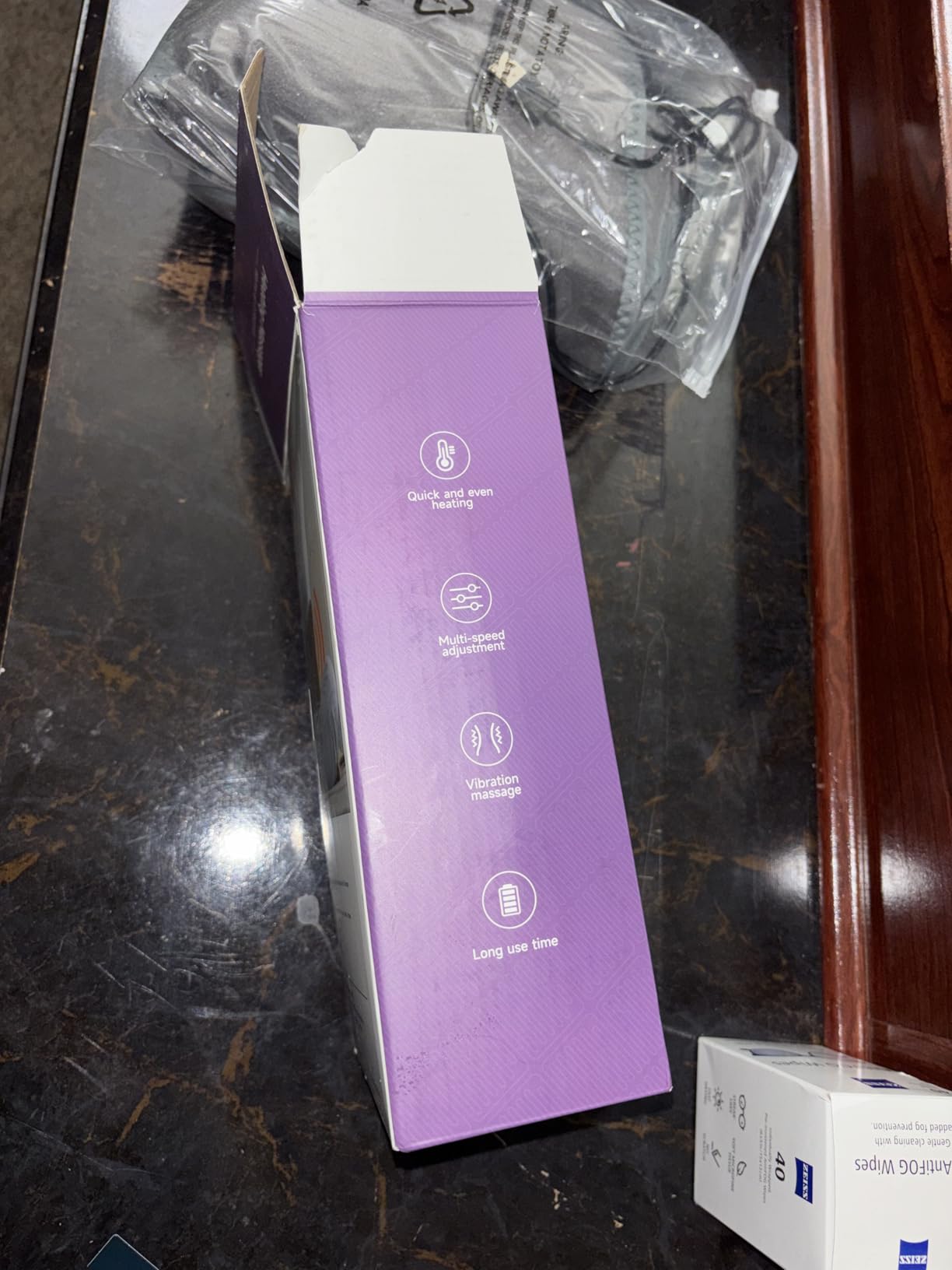 Cordless Heating Pad with Massager for Lower Back with 3 Heat 3 Vibration | 8000mAh Rechargeable Wireless Portable Electric Heat Pad for Back Pain Relief customer photo 1